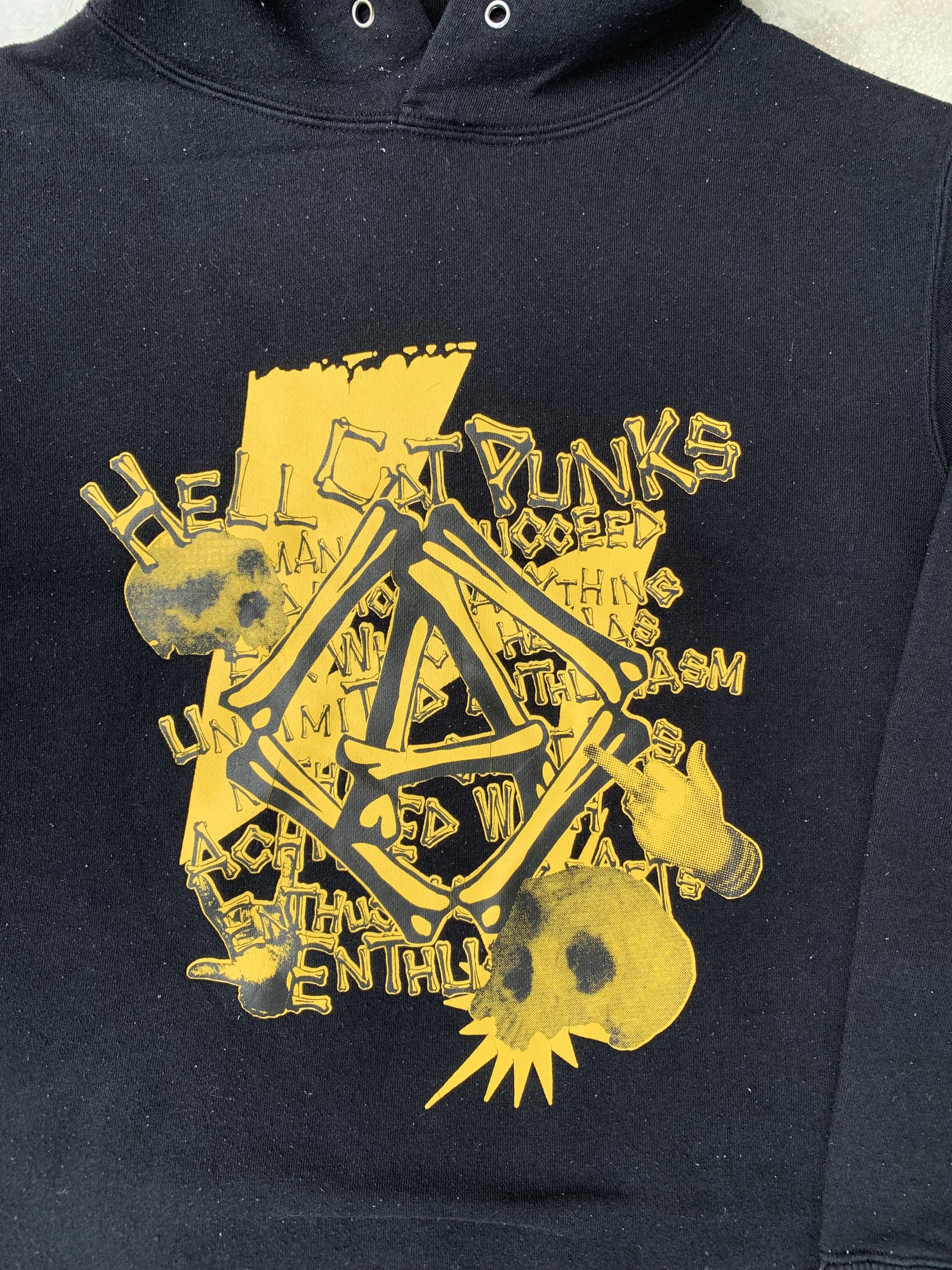 Japanese Brand Hell Cats Punk Anarchy Skulls Fuck Hoodie Size US S / EU 44-46 / 1 - 3 Thumbnail