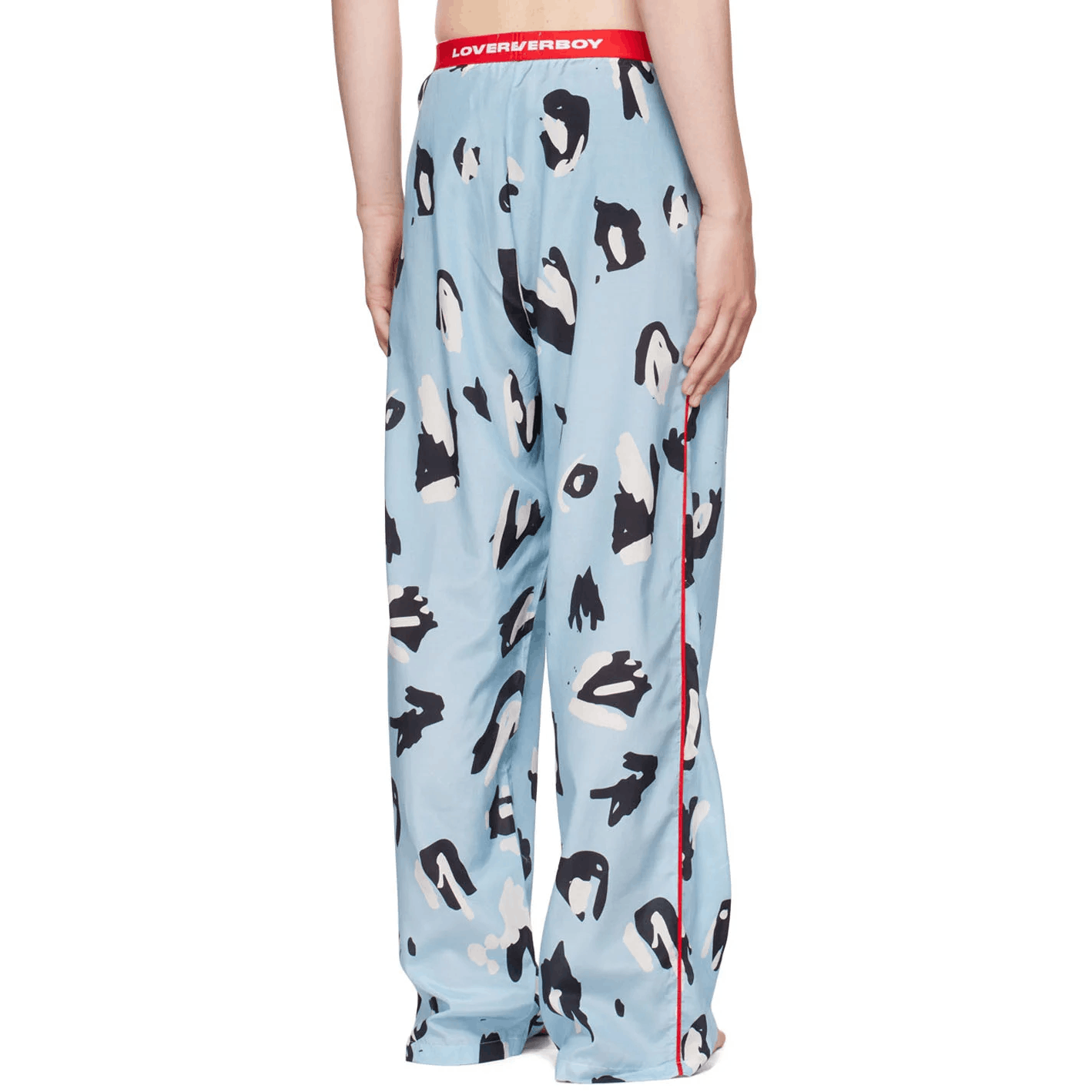 Charles Jeffrey LOVERBOY Loverboy Silk Graphic Pyjama Pants Size US 32 / EU 48 - 8 Thumbnail