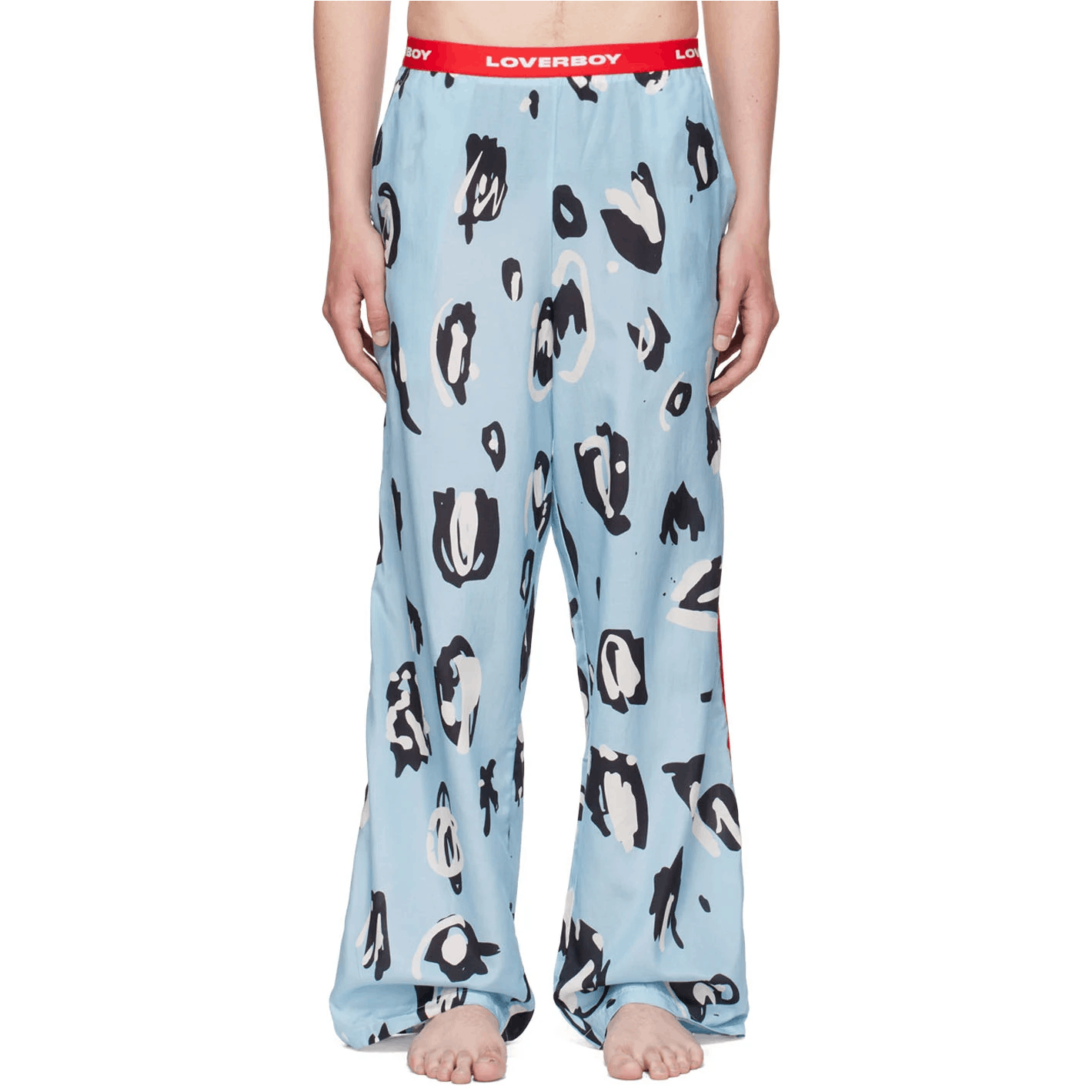 Charles Jeffrey LOVERBOY Loverboy Silk Graphic Pyjama Pants Size US 32 / EU 48 - 1 Thumbnail