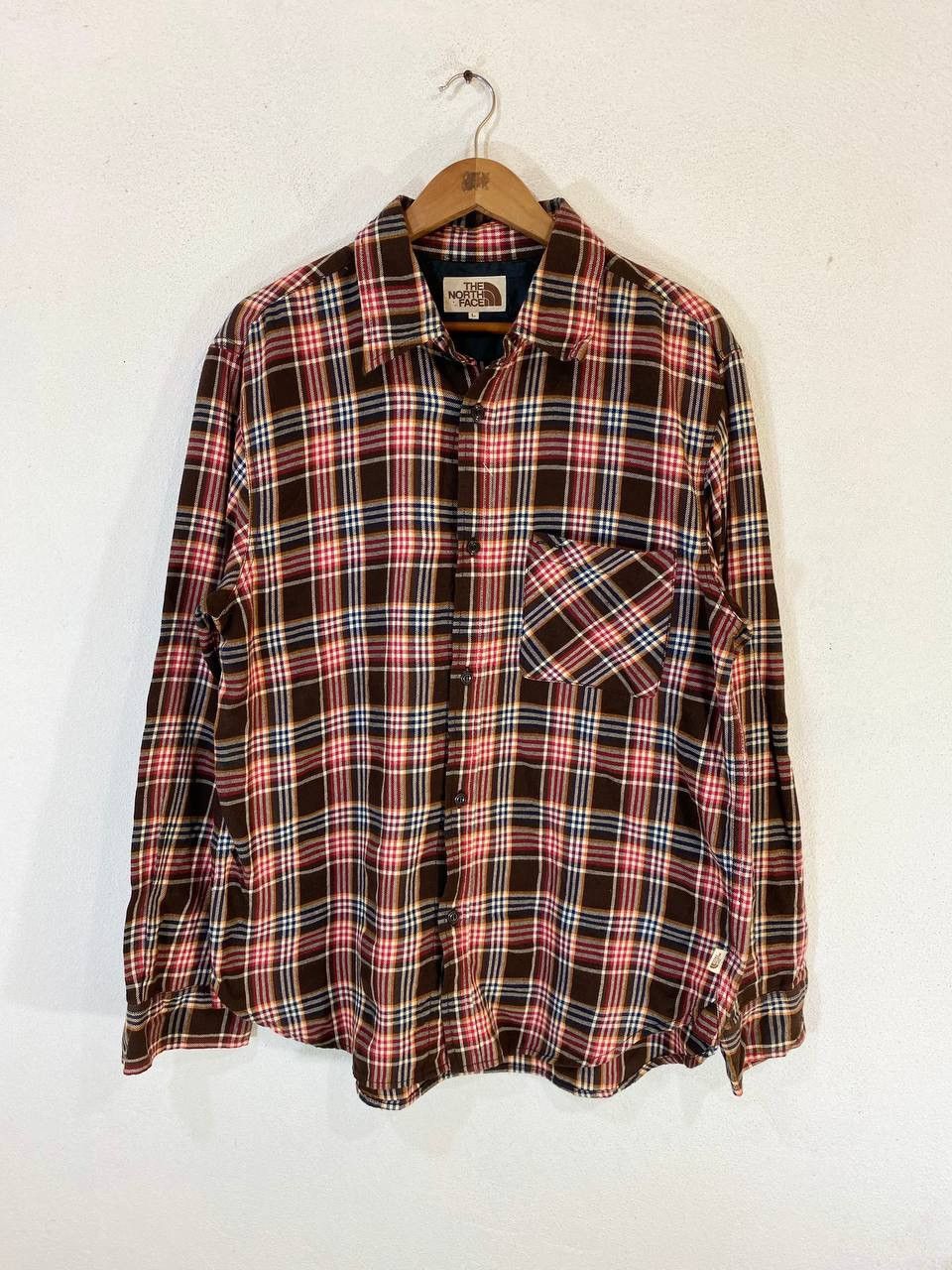 image of Flannel Shirt Very Nice Design in Red, Men's (Size Large)