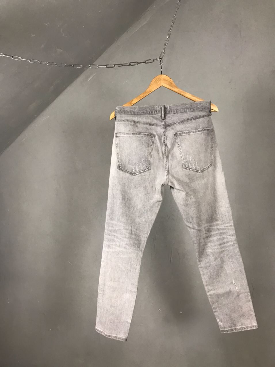 Agolde Agolde streetwear distressed gray jeans Size US 29 - 9 Thumbnail