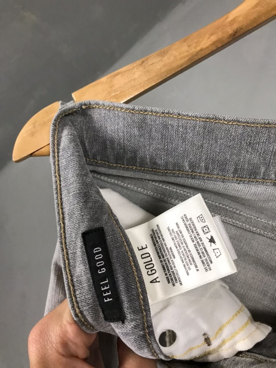 Agolde Agolde streetwear distressed gray jeans Size US 29 - 6 Thumbnail