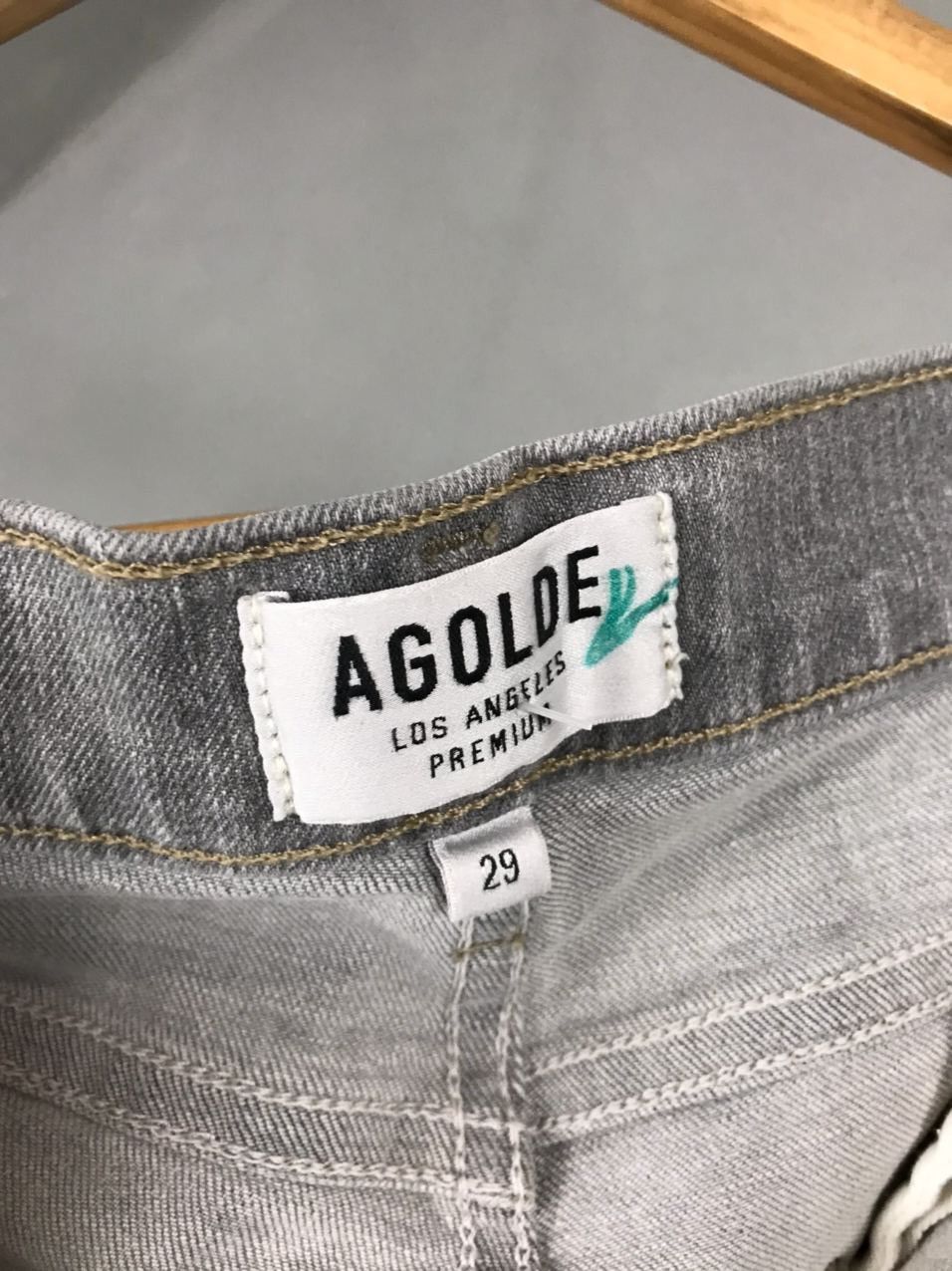 Agolde Agolde streetwear distressed gray jeans Size US 29 - 7 Thumbnail