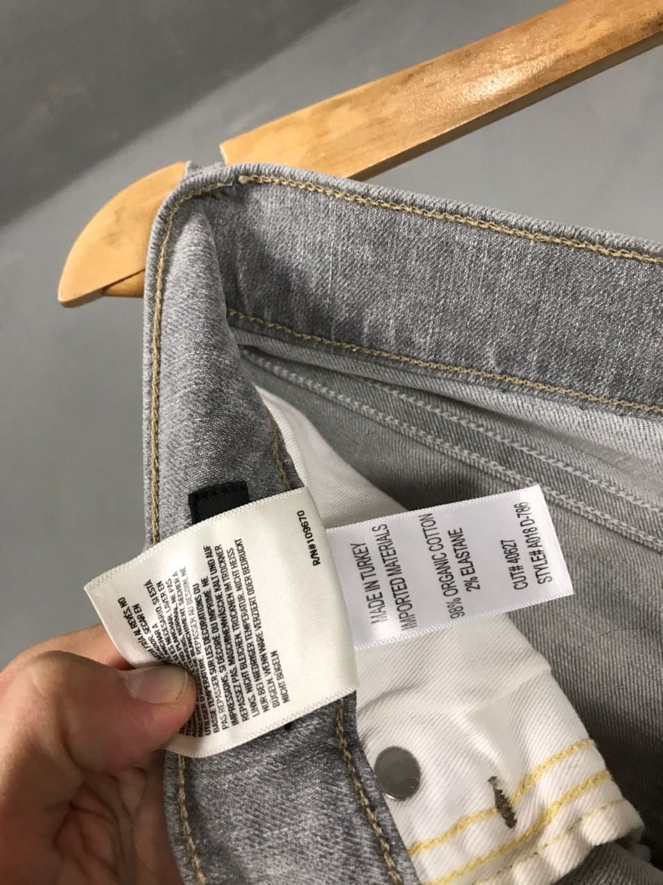Agolde Agolde streetwear distressed gray jeans Size US 29 - 8 Thumbnail