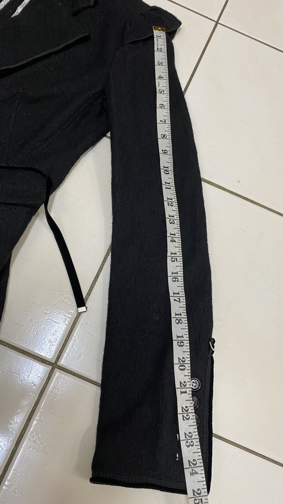 Japanese Brand H.I.G.H Use by Claire Campbell Avant Garde Black Coat Size S / US 4 / IT 40 - 20 Thumbnail