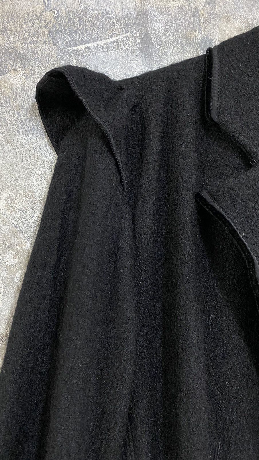 Japanese Brand H.I.G.H Use by Claire Campbell Avant Garde Black Coat Size S / US 4 / IT 40 - 7 Thumbnail