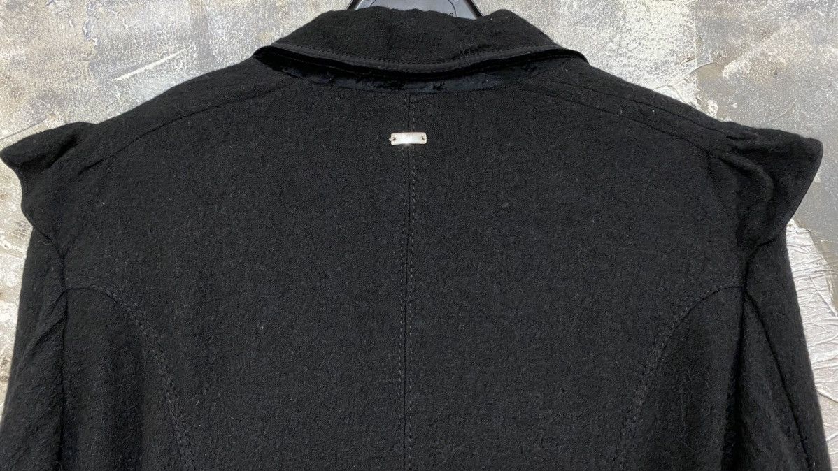 Japanese Brand H.I.G.H Use by Claire Campbell Avant Garde Black Coat Size S / US 4 / IT 40 - 11 Thumbnail