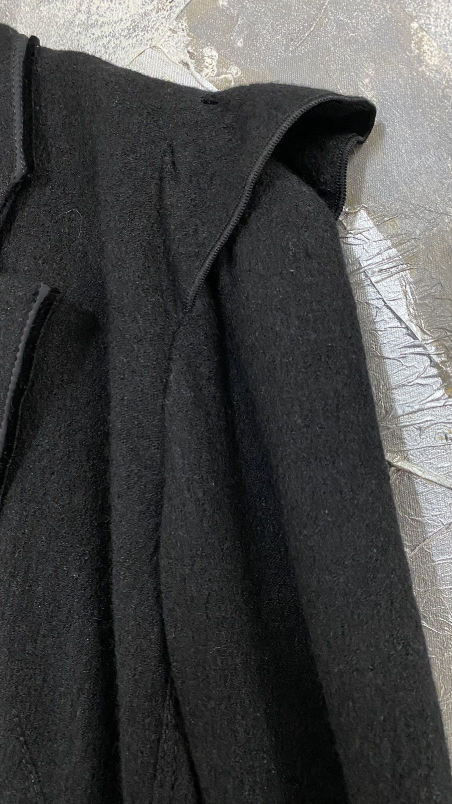 Japanese Brand H.I.G.H Use by Claire Campbell Avant Garde Black Coat Size S / US 4 / IT 40 - 8 Thumbnail