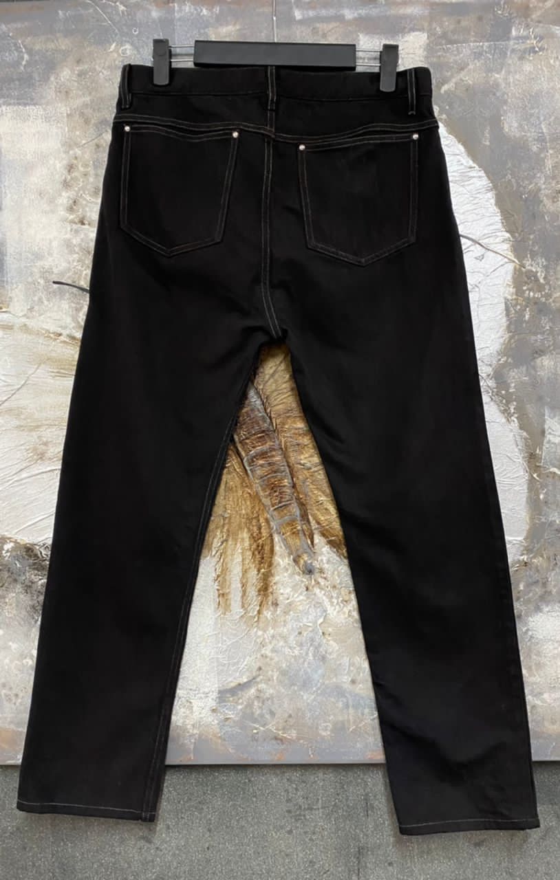 Louis Vuitton Louis Vuitton Black Denim Pants W32 Size US 32 / EU 48 - 19 Thumbnail