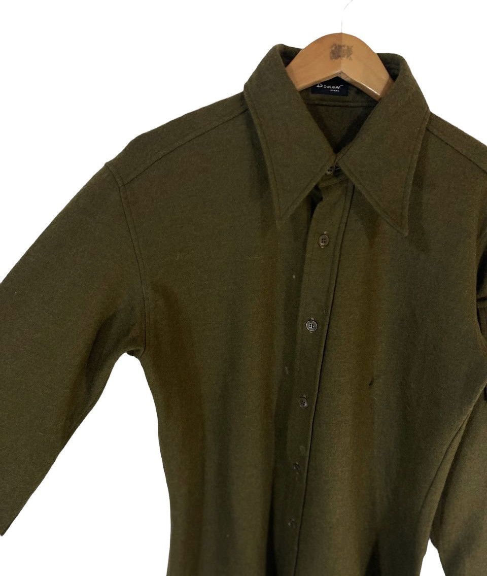 Japanese Brand Domon Homme Japanese Brands Wool shirt Nice Design Size US M / EU 48-50 / 2 - 3 Thumbnail
