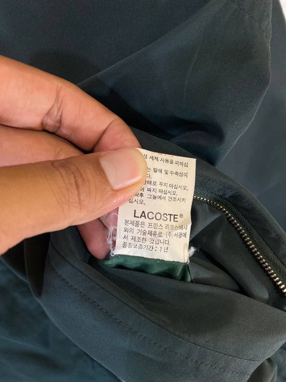 Lacoste Vintage Lacoste Reversible Jacket Very Nice Design Size US L / EU 52-54 / 3 - 7 Thumbnail