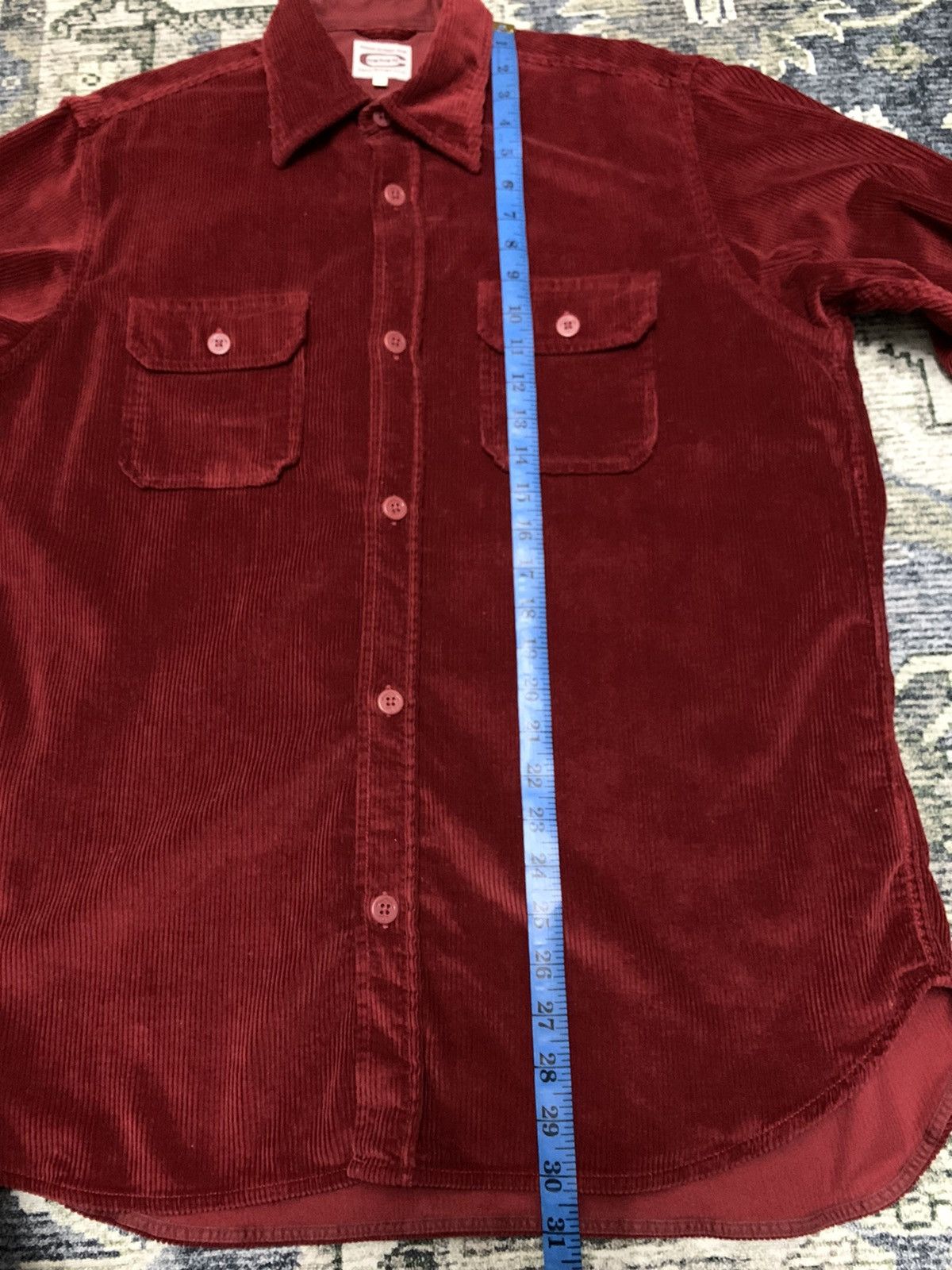 Carhartt Rare Vintage Carhartt Corduroy Velvet Long Sleeve Shirt Size US M / EU 48-50 / 2 - 7 Thumbnail