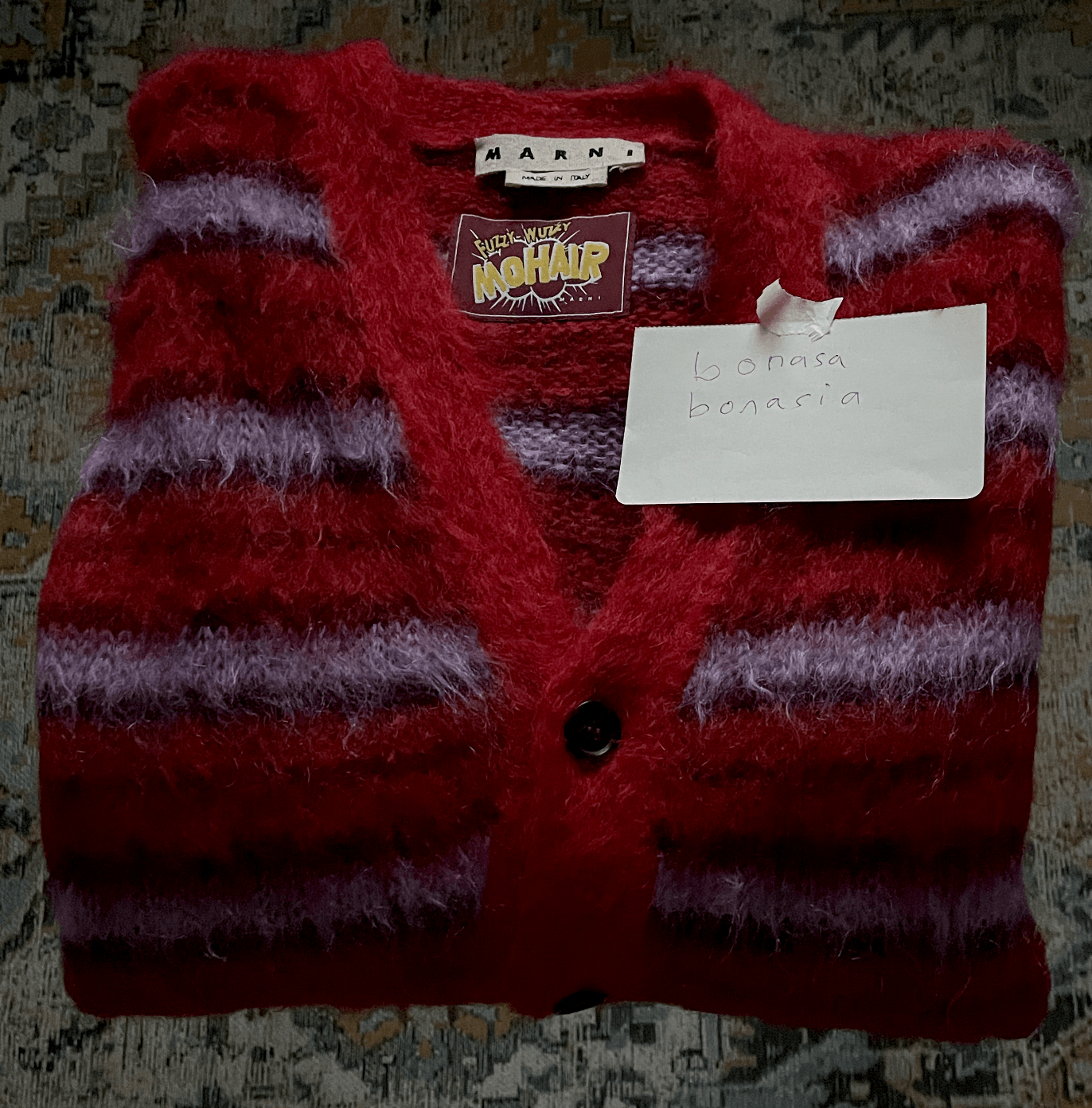 Marni MARNI Mohair Cardigan Size US M / EU 48-50 / 2 - 2 Thumbnail