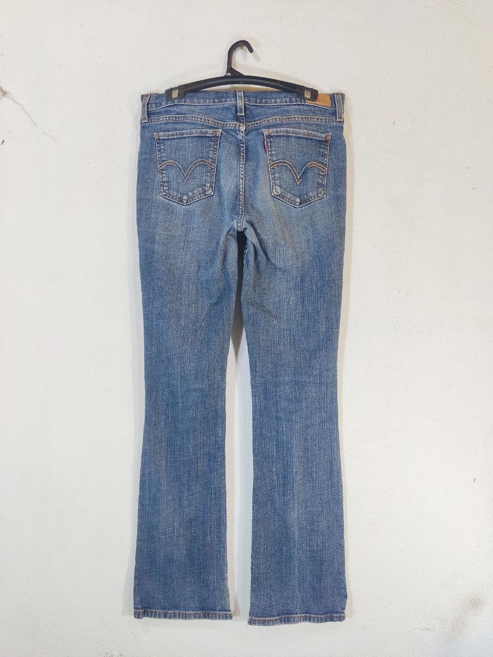 image of Vintage Levis 515 Bootcut Flare Denim in Light Blue, Women's (Size 32)