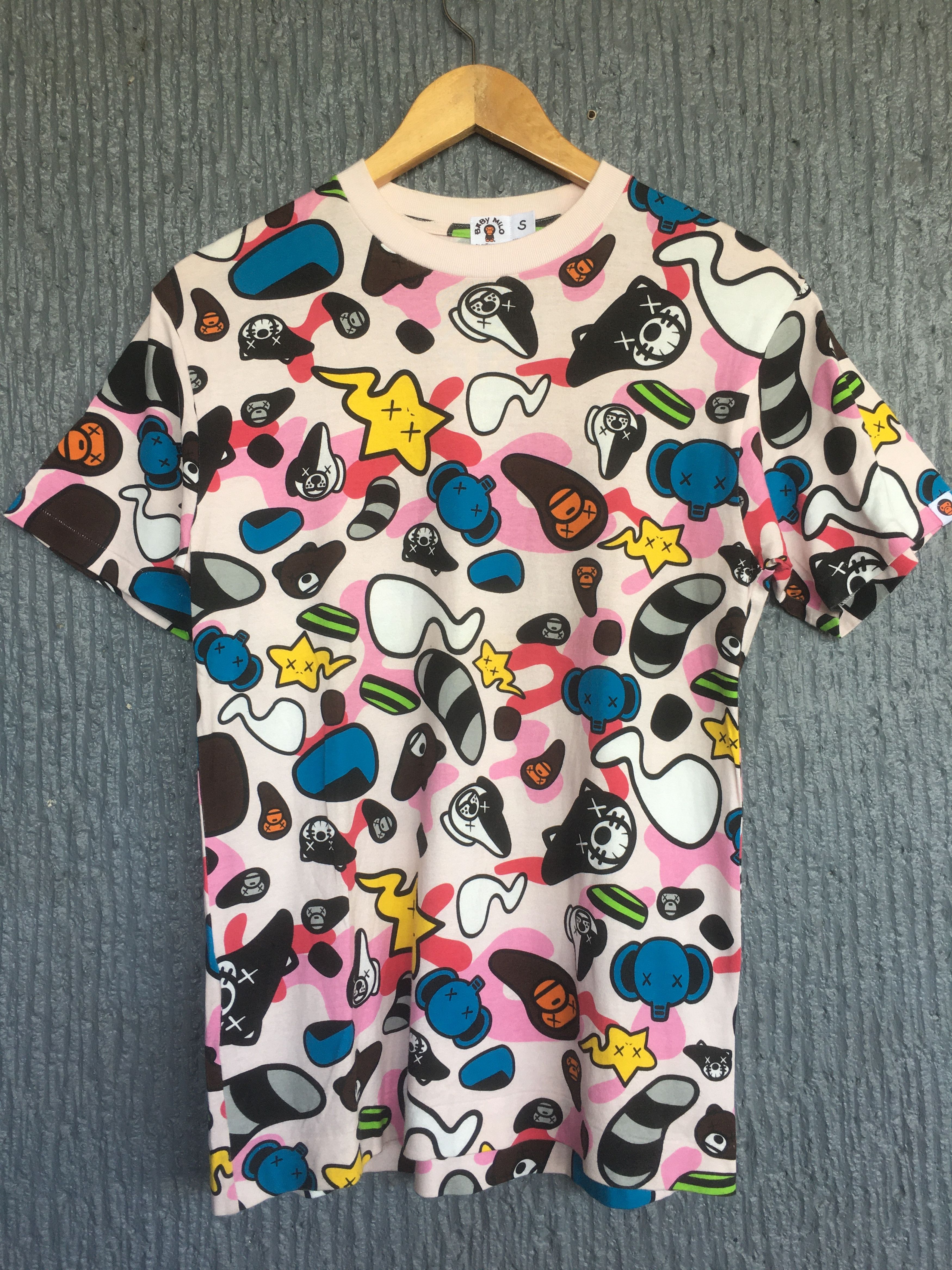 RARE OG BAPE BABY MILO x KAWS SAFARI TEE