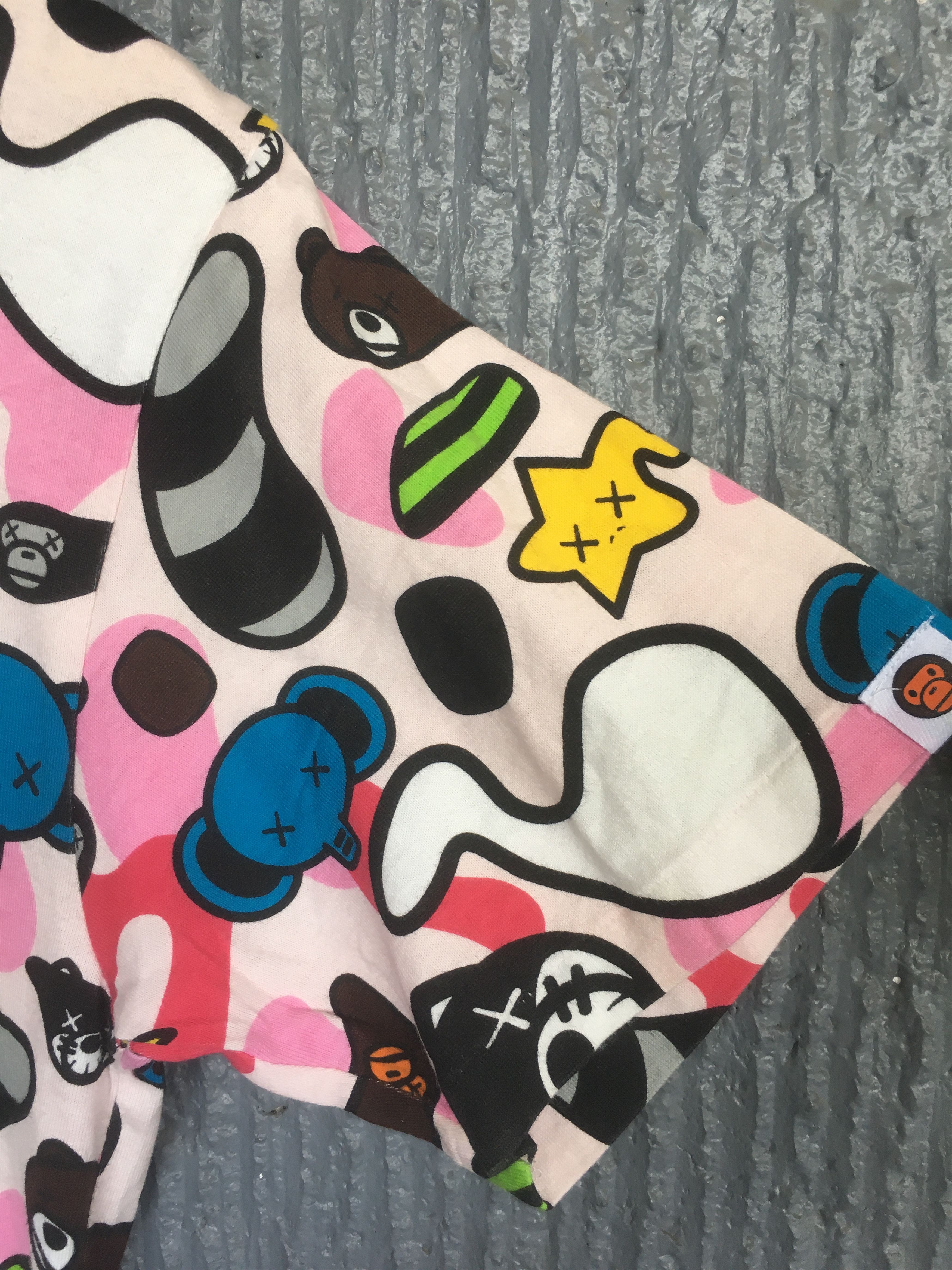 RARE OG BAPE BABY MILO x KAWS SAFARI TEE