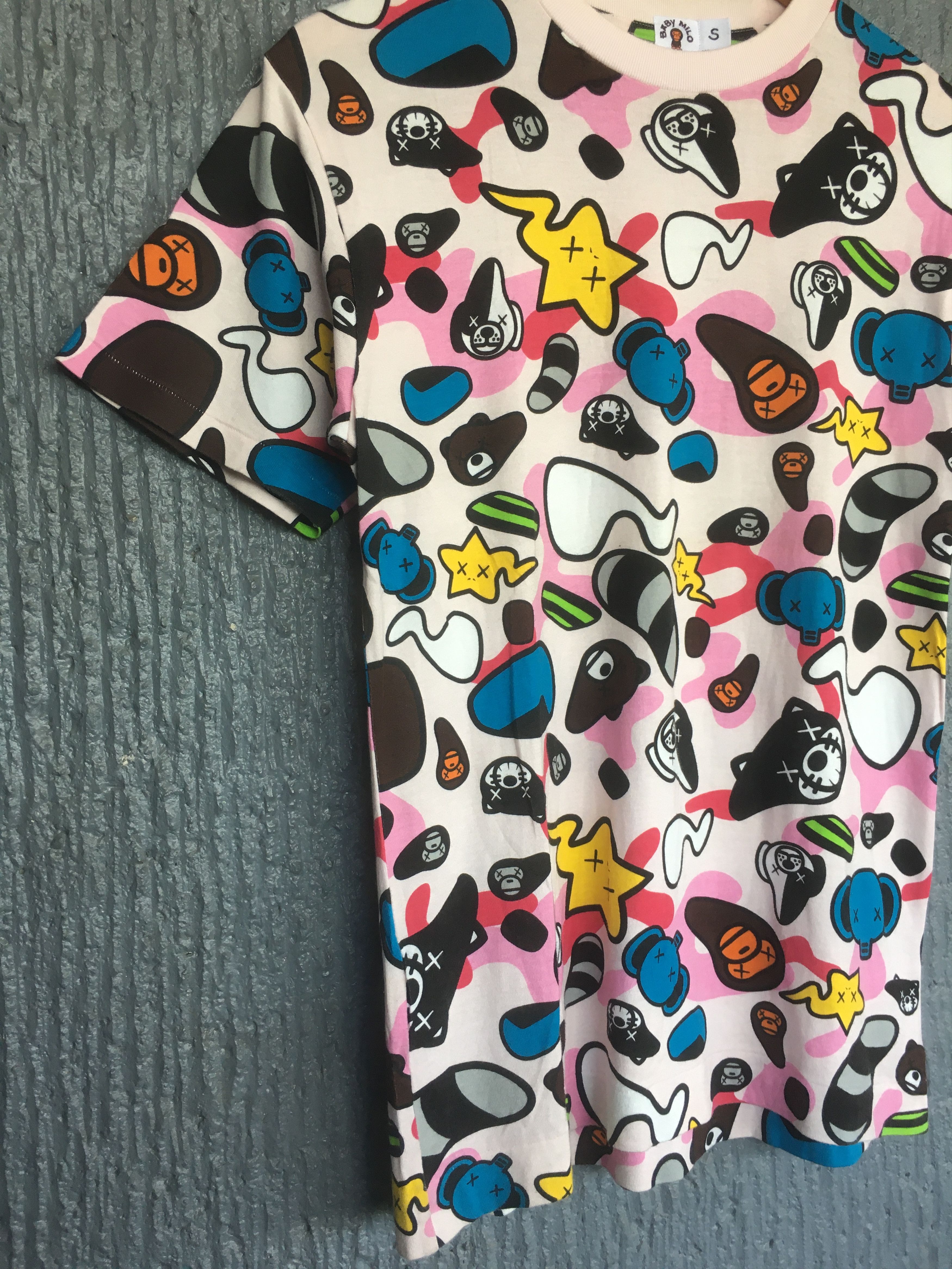 RARE OG BAPE BABY MILO x KAWS SAFARI TEE