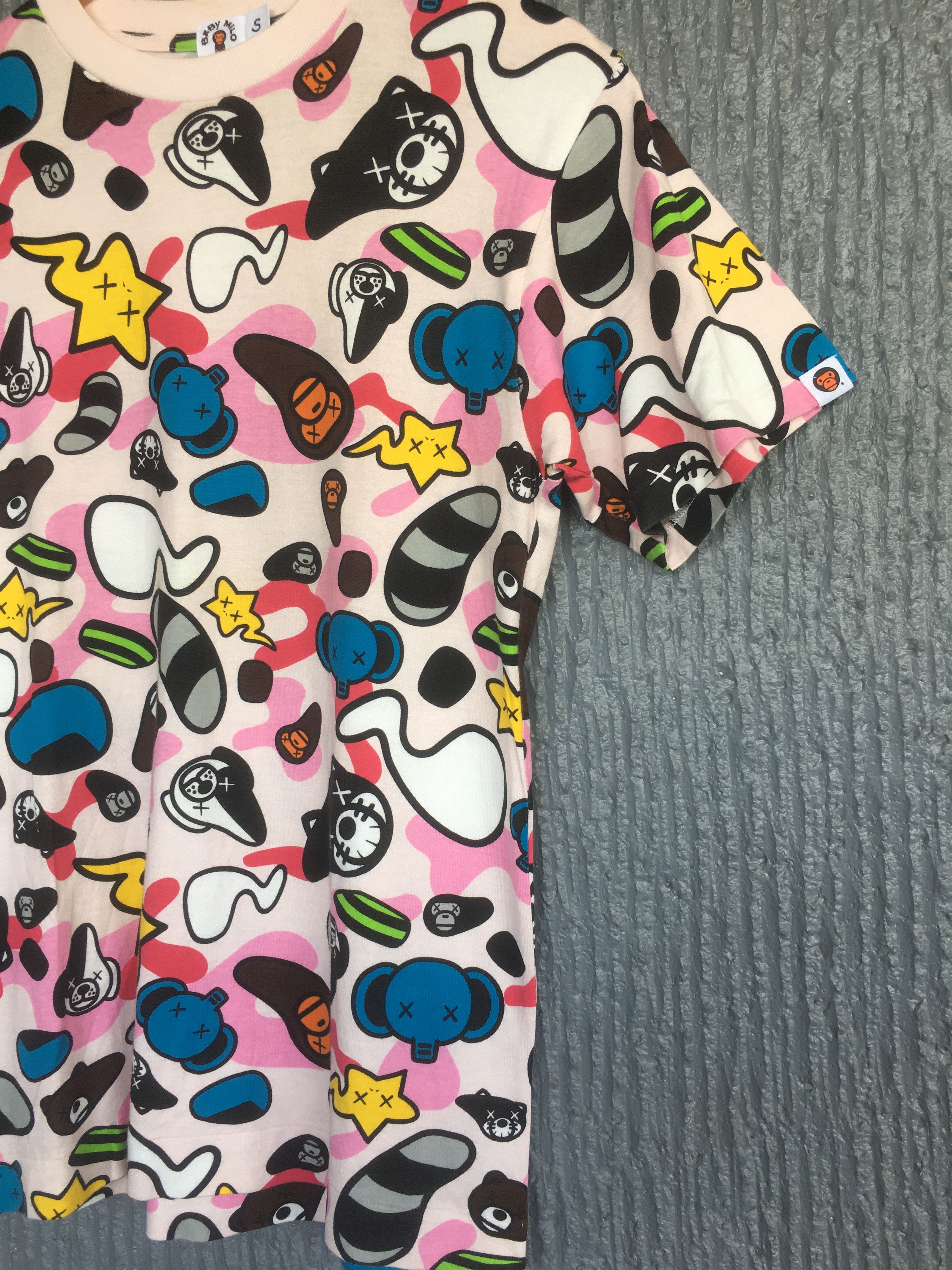RARE OG BAPE BABY MILO x KAWS SAFARI TEE