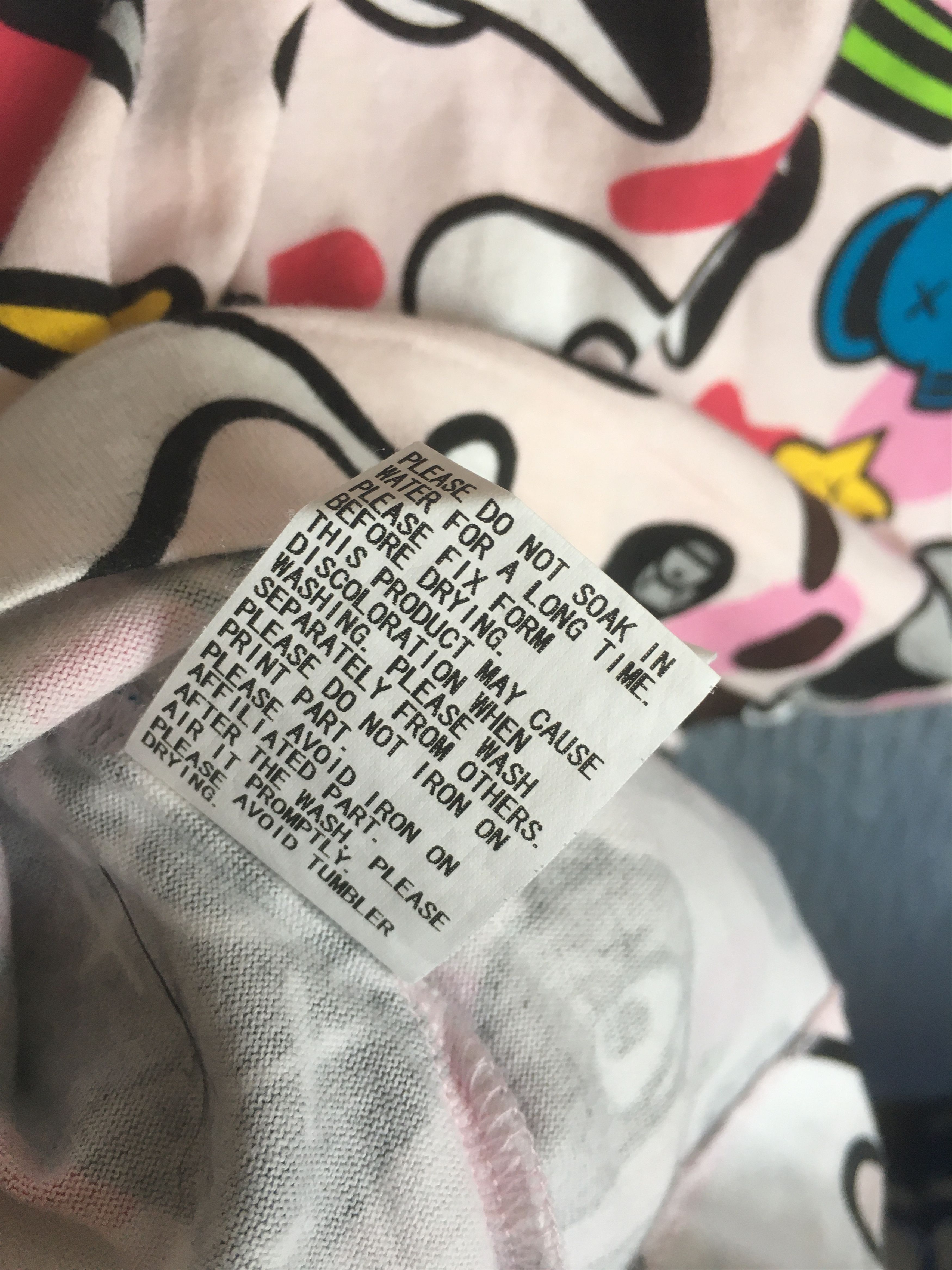 RARE OG BAPE BABY MILO x KAWS SAFARI TEE