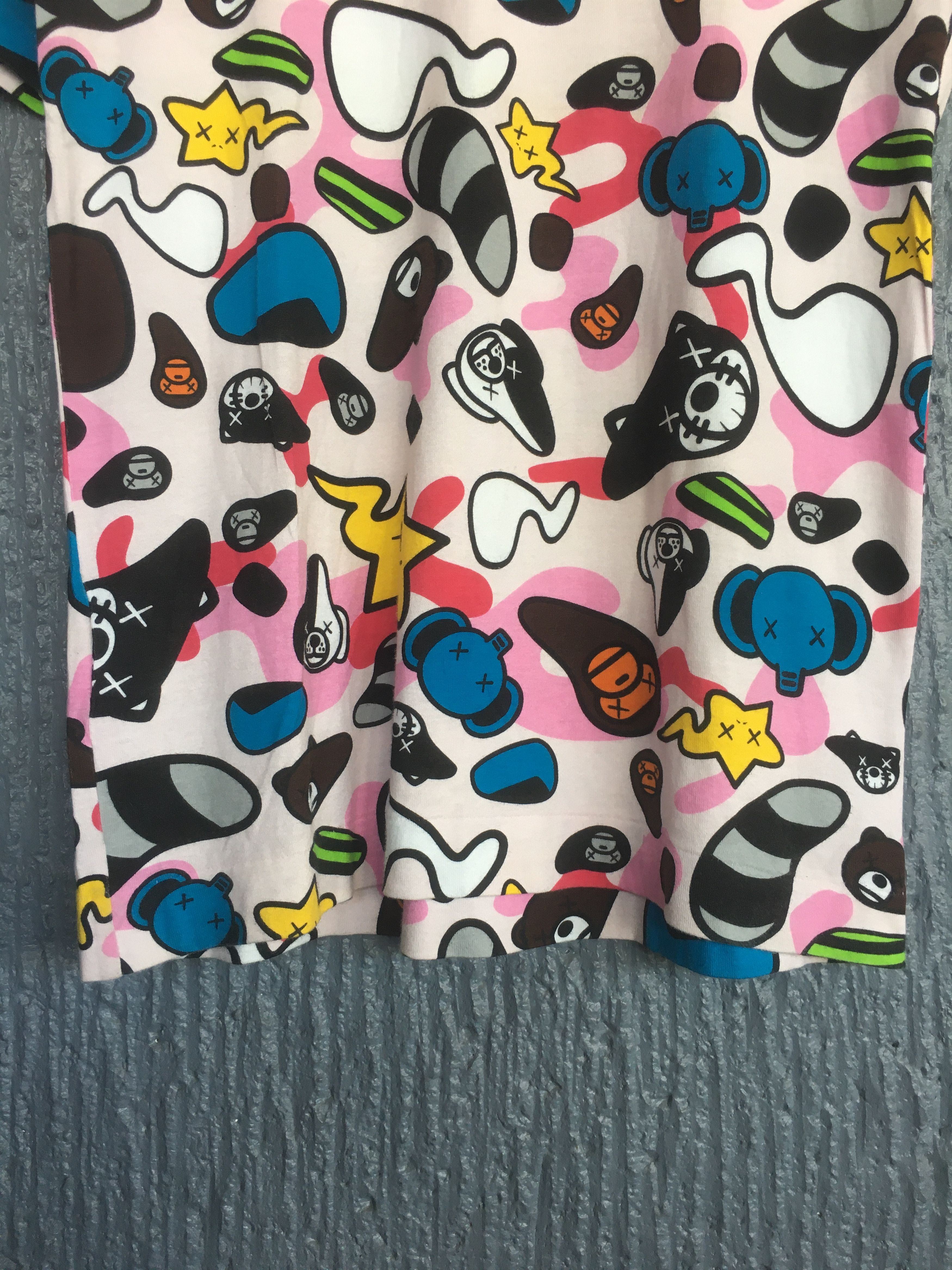 RARE OG BAPE BABY MILO x KAWS SAFARI TEE