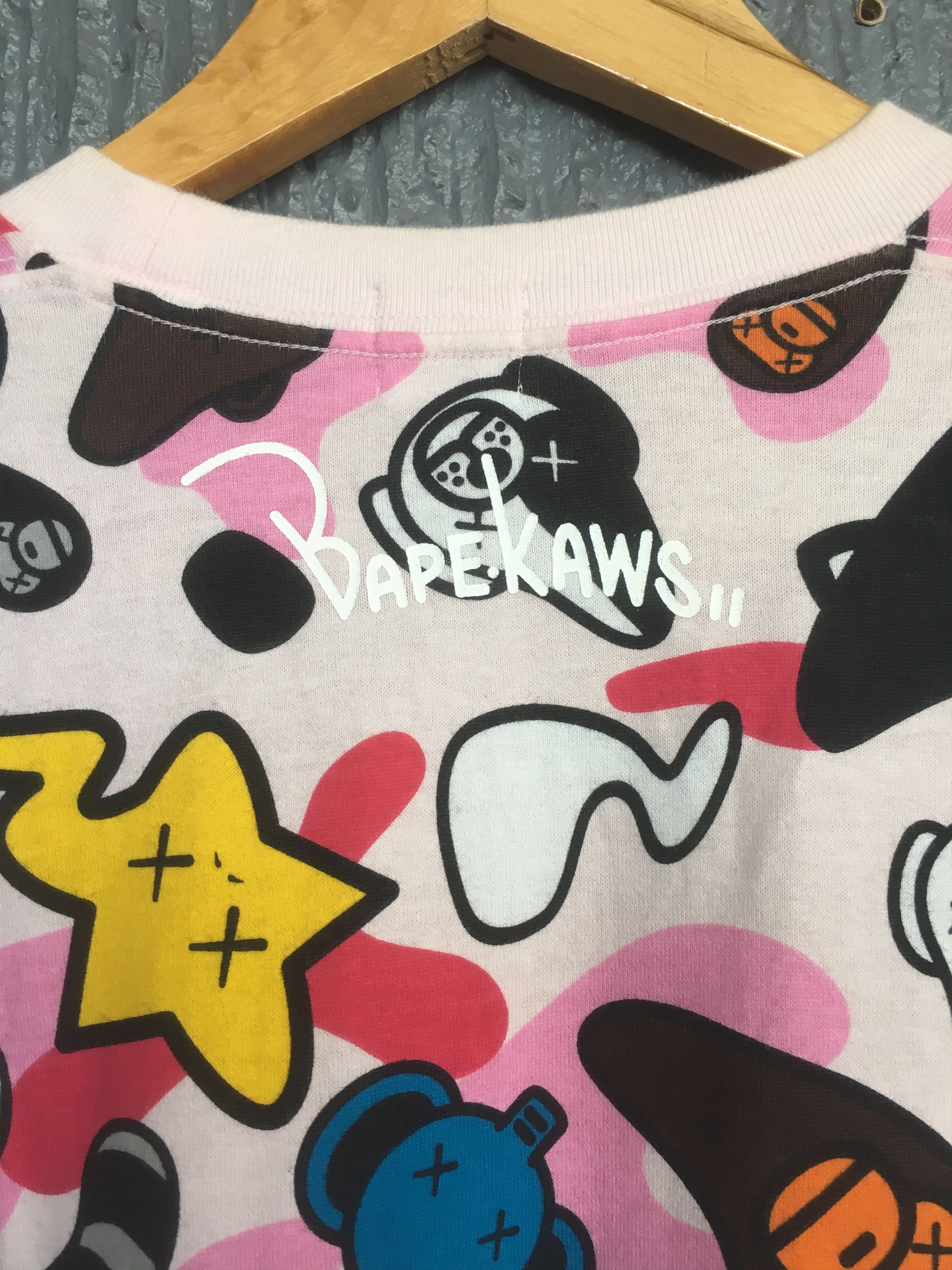RARE OG BAPE BABY MILO x KAWS SAFARI TEE