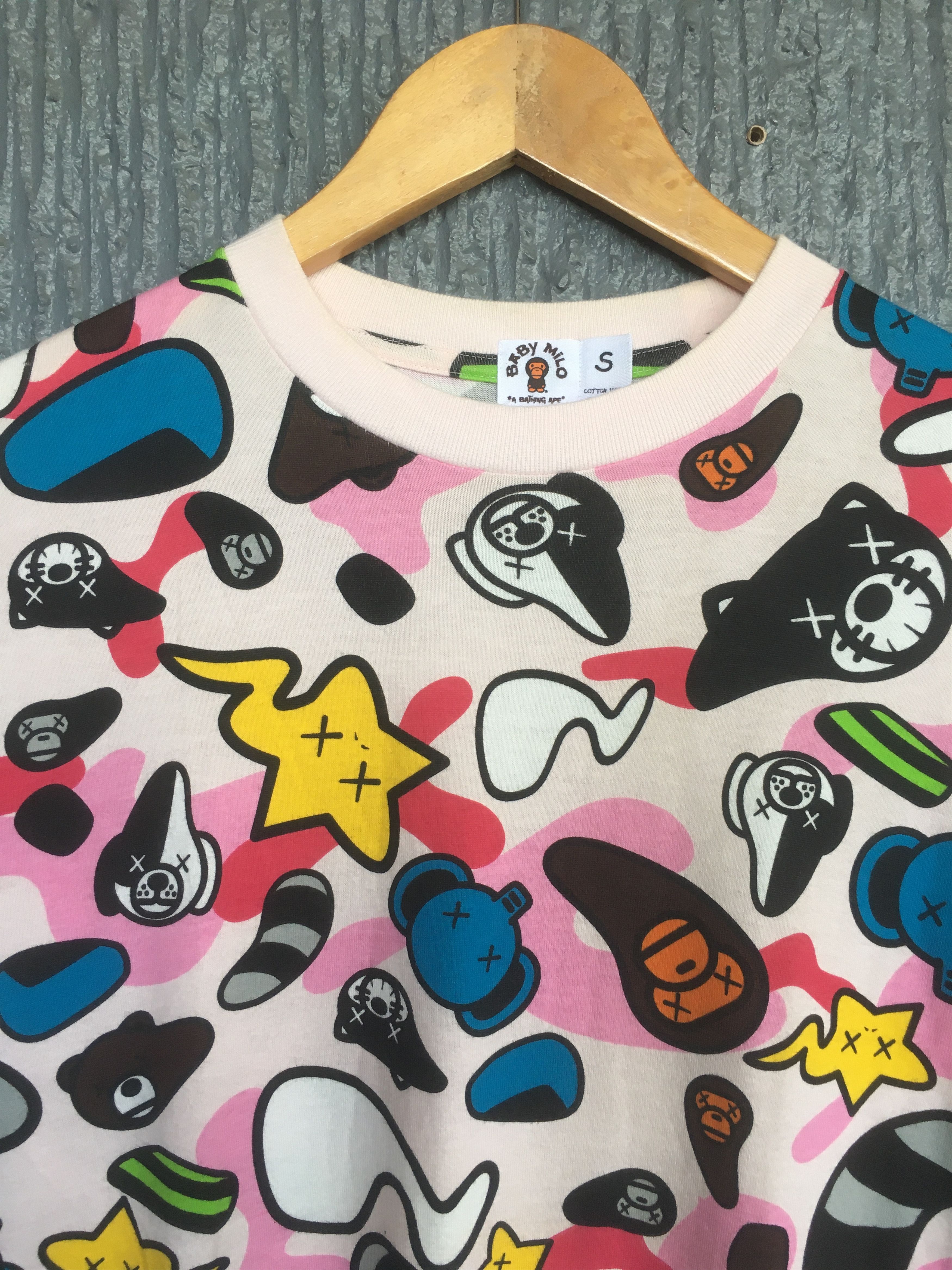 RARE OG BAPE BABY MILO x KAWS SAFARI TEE