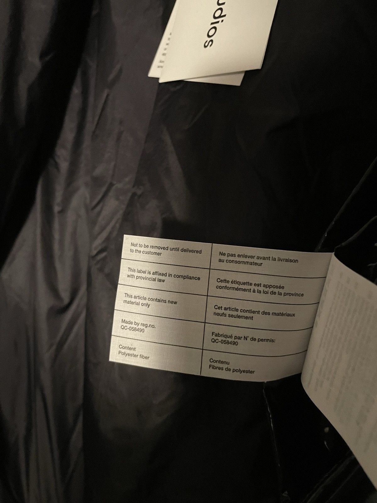 Acne Studios Acne Studios nylon face padded puffer jacket black new tag Size US L / EU 52-54 / 3 - 9 Thumbnail