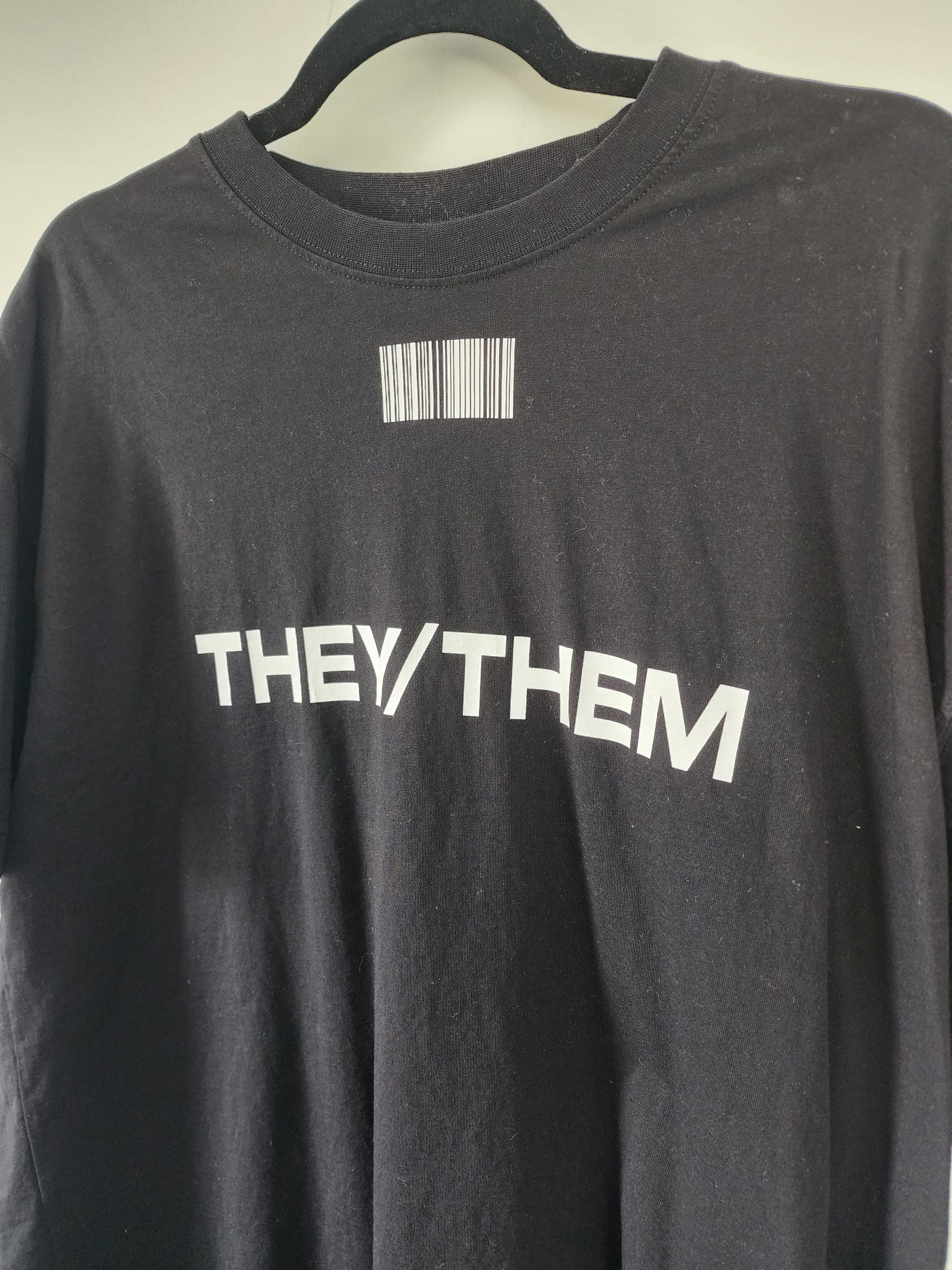 Vetements Vetements They / Them Non Binary Shirt Rare Size US L / EU 52-54 / 3 - 4 Thumbnail