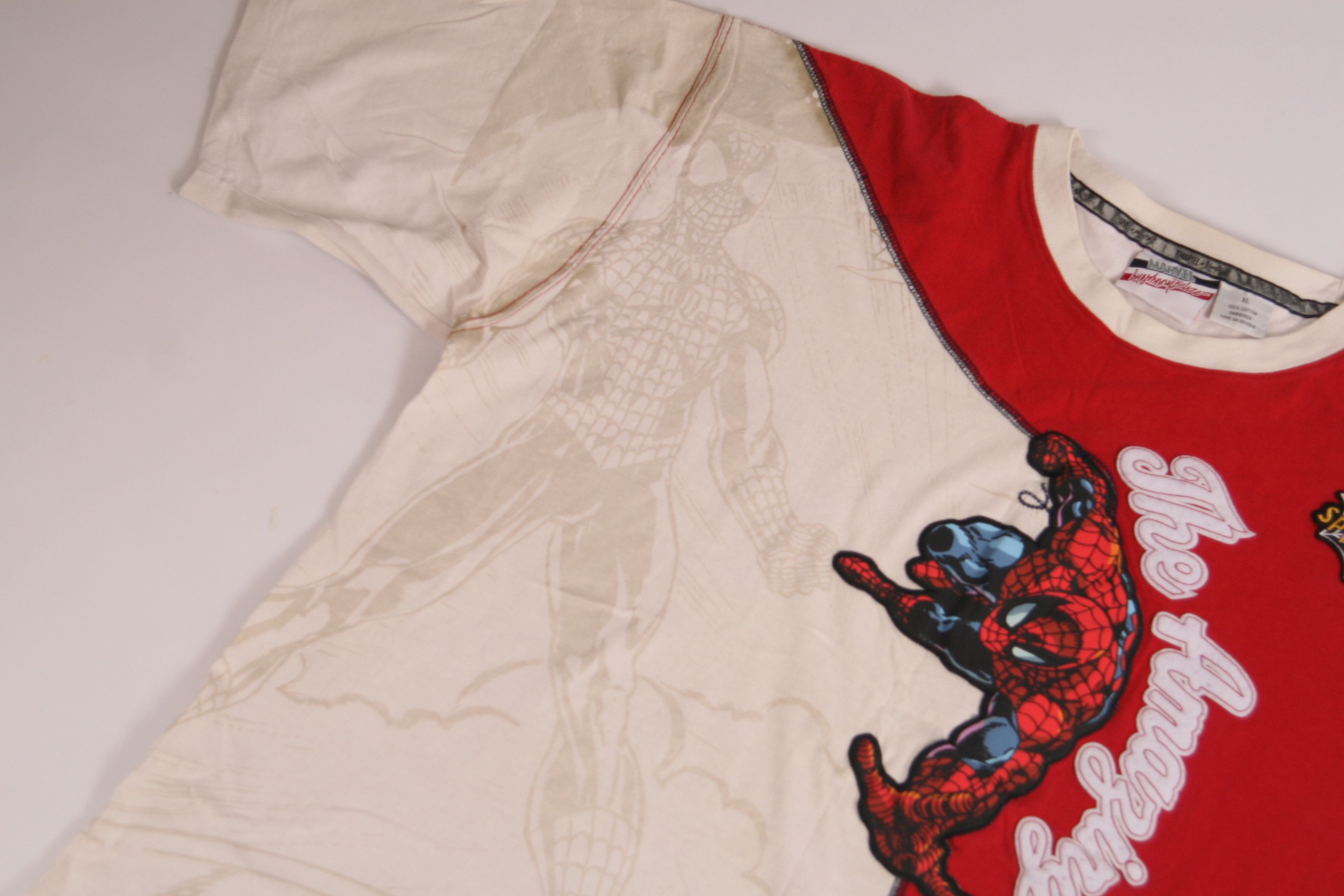 Marvel Comics RARE🔥Johnny Blaze x Marvel Spider Man OG Baggy Rap t-shirt Size US XL / EU 56 / 4 - 2 Thumbnail