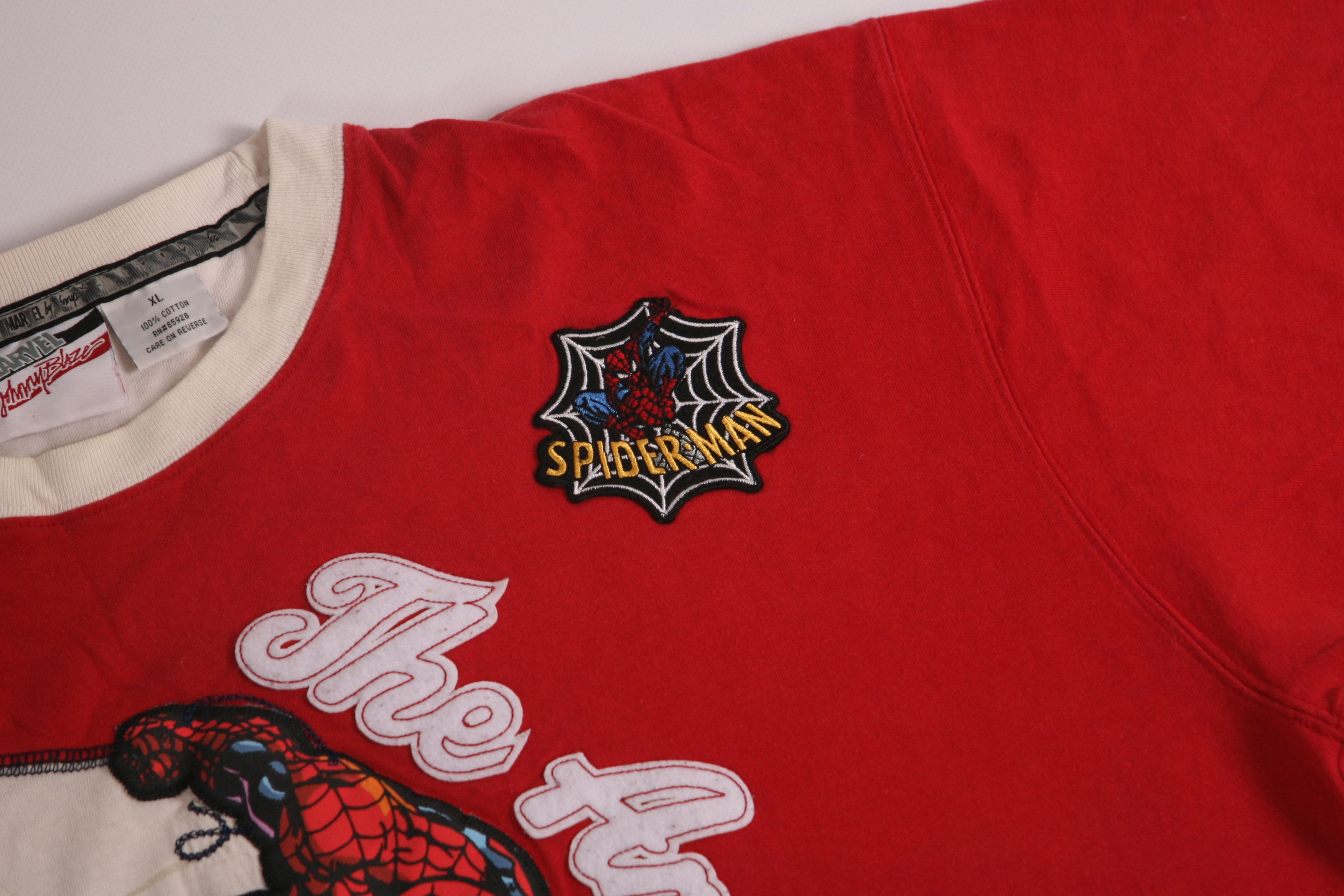 Marvel Comics RARE🔥Johnny Blaze x Marvel Spider Man OG Baggy Rap t-shirt Size US XL / EU 56 / 4 - 4 Thumbnail