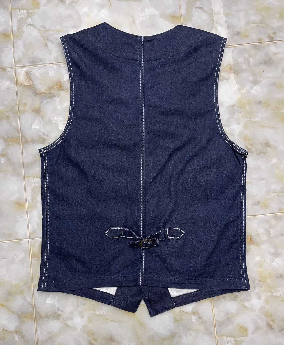 Lee Vintage Lee OZ Indigo denim Workwear Vest Jacket Size US M / EU 48-50 / 2 - 6 Thumbnail