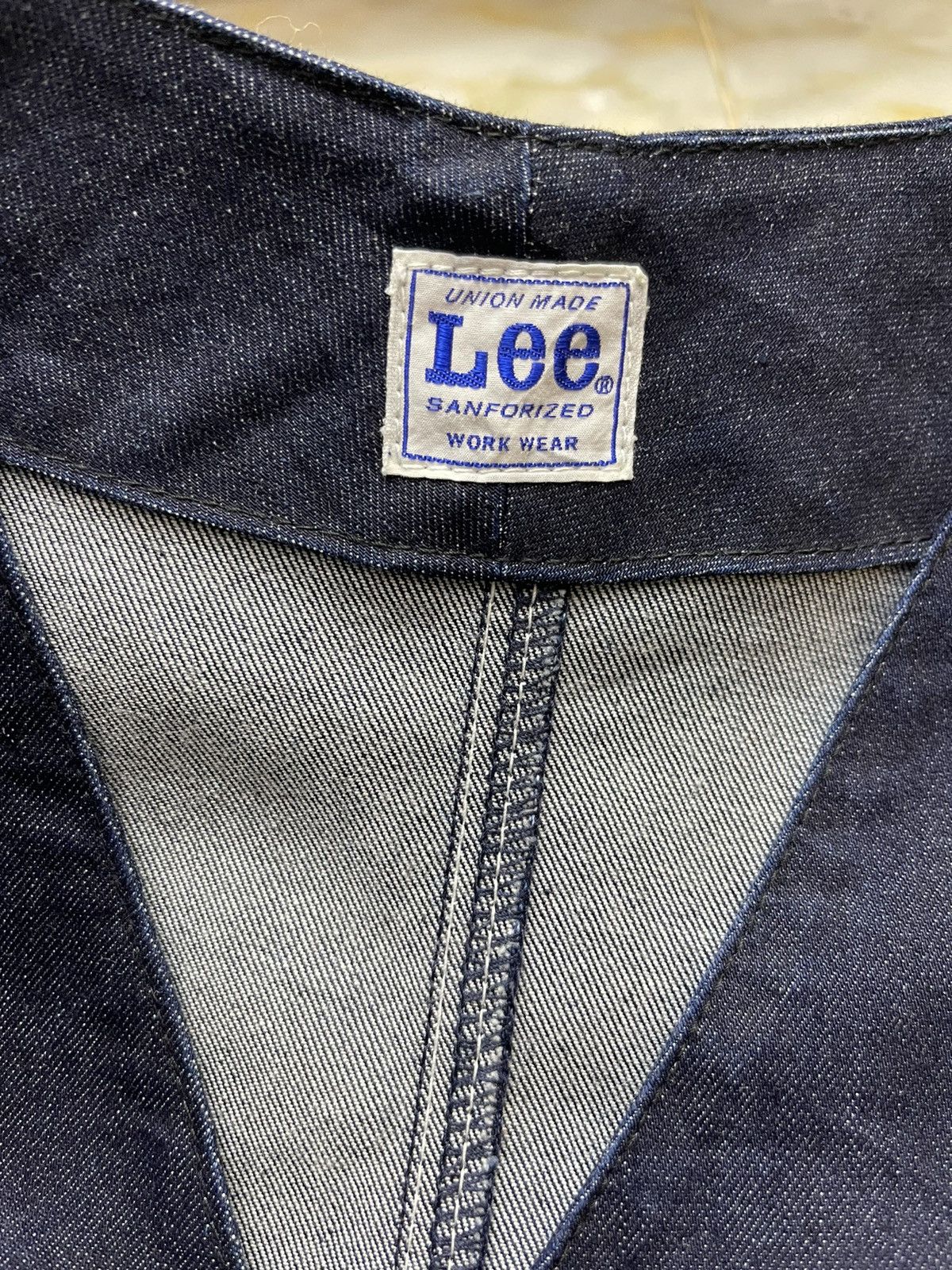 Lee Vintage Lee OZ Indigo denim Workwear Vest Jacket Size US M / EU 48-50 / 2 - 7 Thumbnail