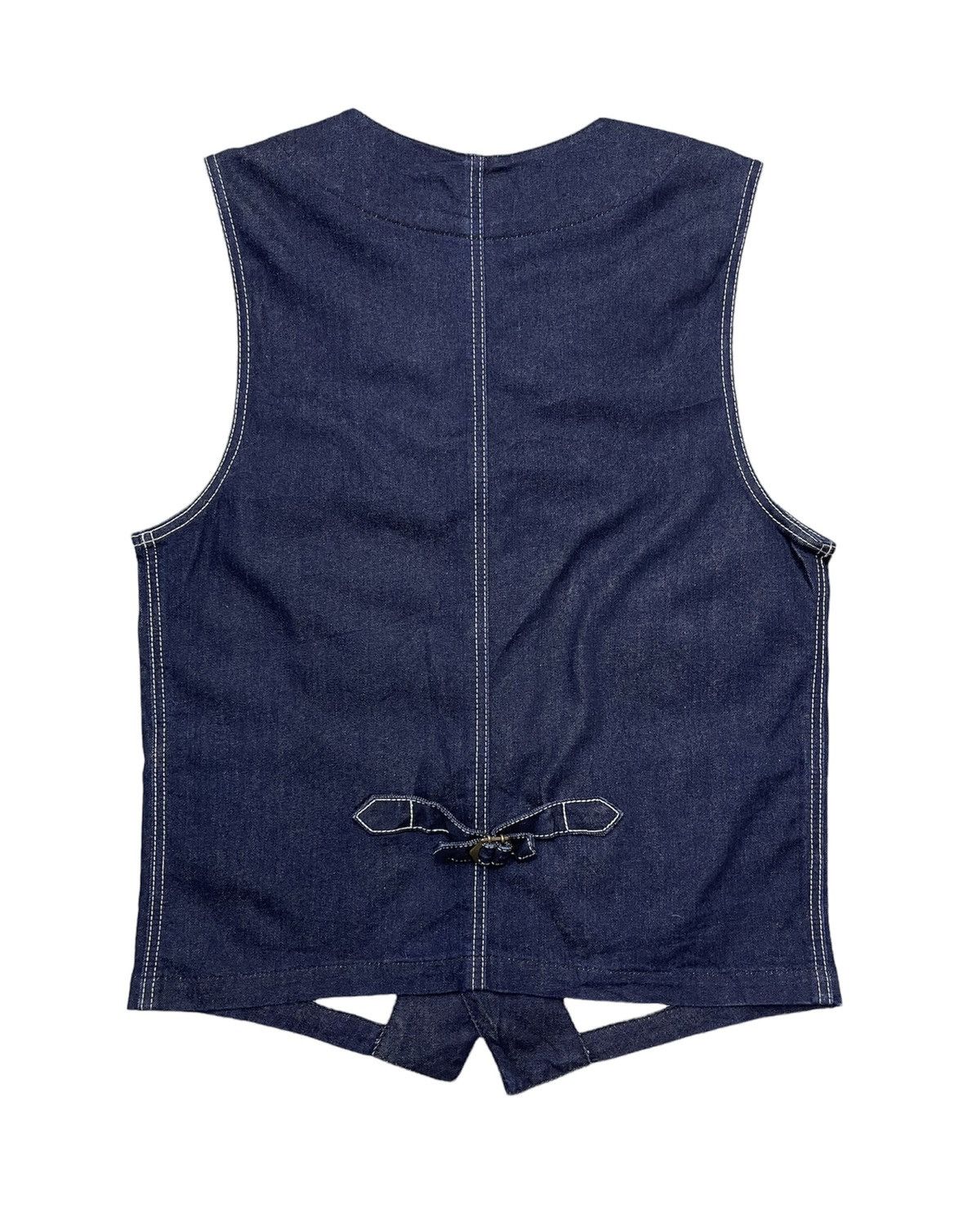 Lee Vintage Lee OZ Indigo denim Workwear Vest Jacket Size US M / EU 48-50 / 2 - 2 Thumbnail