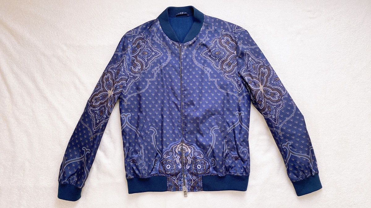 Etro Etro paisley print bomber jacket Size US M / EU 48-50 / 2 - 1 Thumbnail
