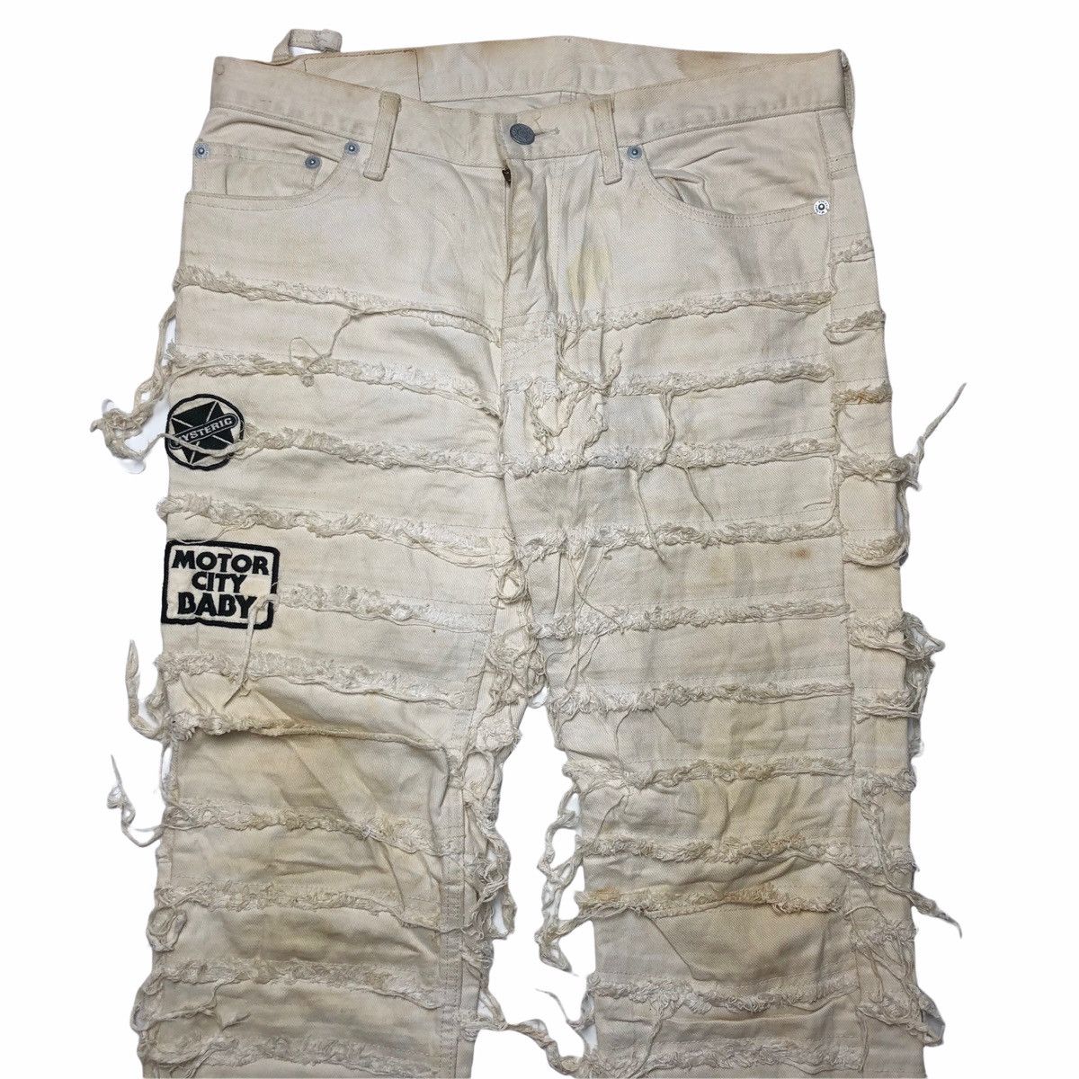 Hysteric Glamour 90sHysteric Glamour Mummy Hagi Moto Patchwork Size US 32 / EU 48 - 3 Thumbnail