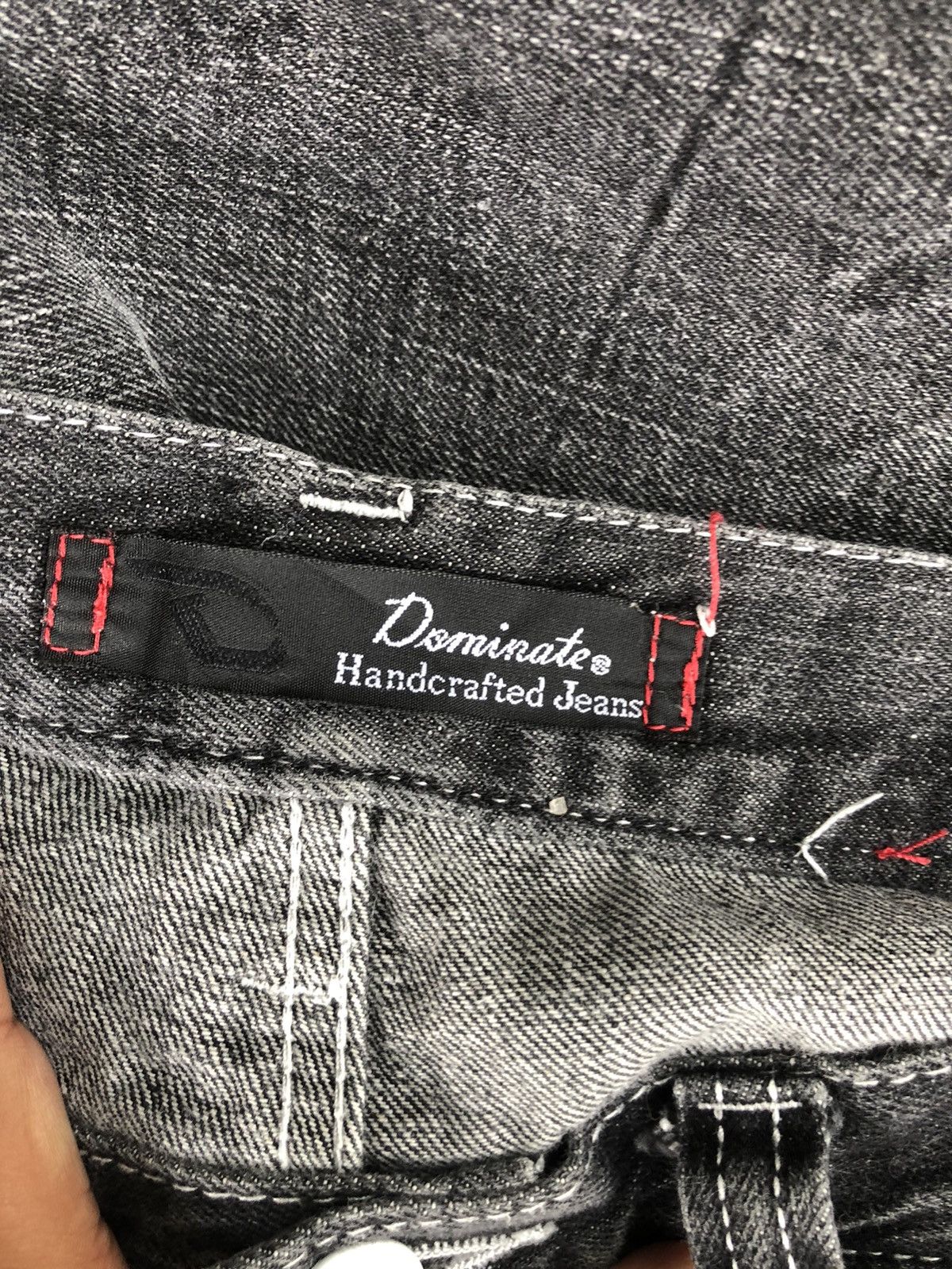 Hysteric Glamour Dominate Handcrafted Double Waist embroidered jeans Size US 32 / EU 48 - 16 Thumbnail