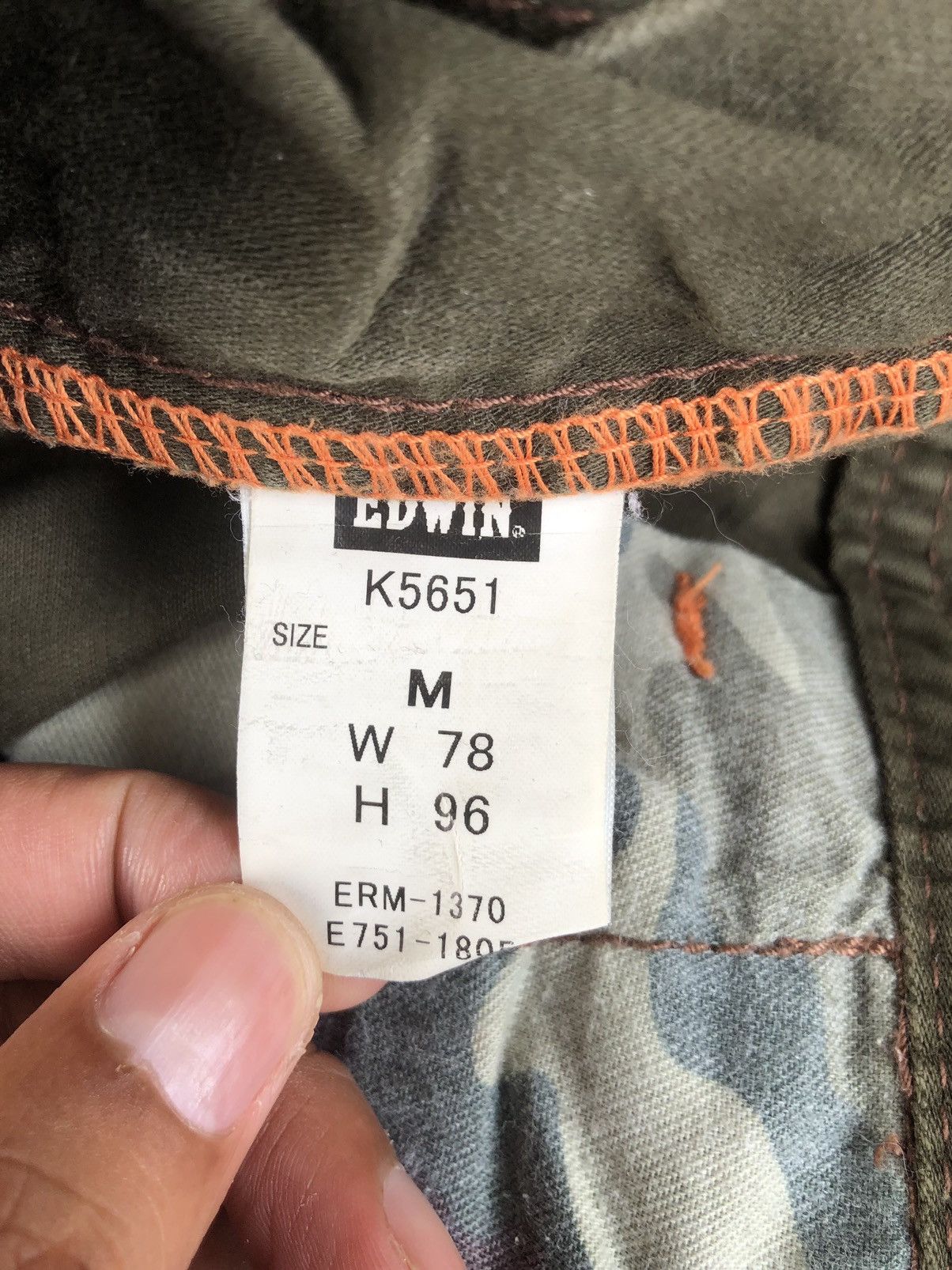 Edwin Edwin 505 Khaki Flare Pants Cargo Pants Tactical Multipocket Size US 32 / EU 48 - 14 Thumbnail