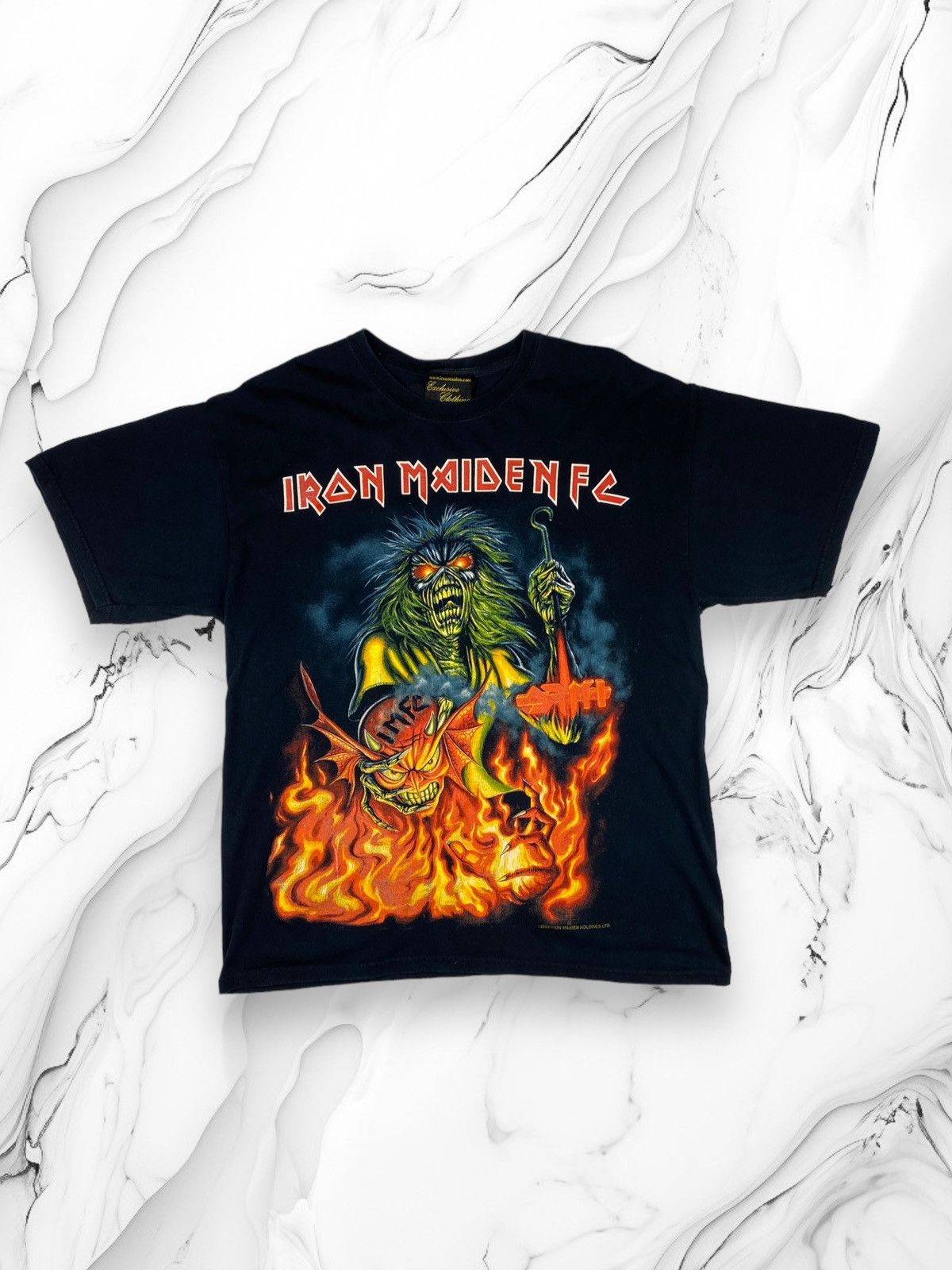 Iron Maiden Vintage Iron Maiden 2009 Tee T Shirt Size L Size US L / EU 52-54 / 3 - 1 Thumbnail