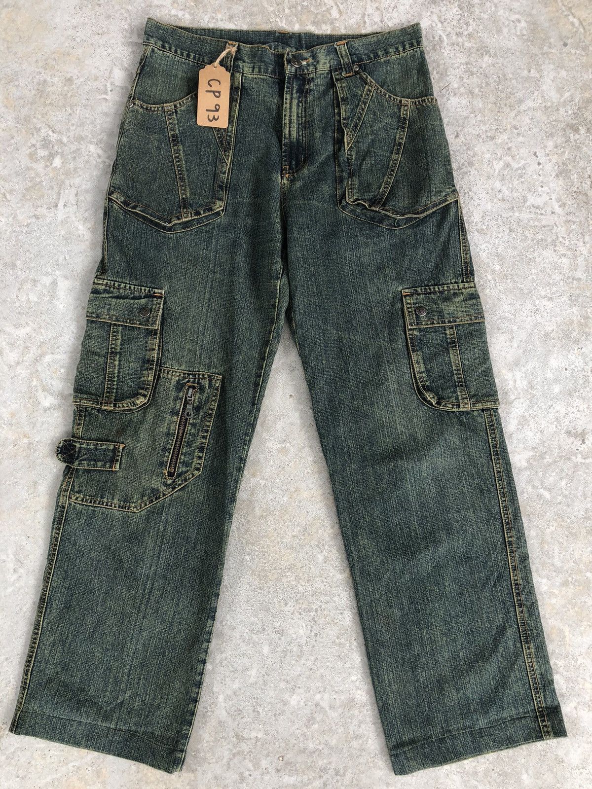 Japanese Brand Japanese Codipia Cargo Pants Multipocket Distressed Jeans Size US 32 / EU 48 - 1 Thumbnail