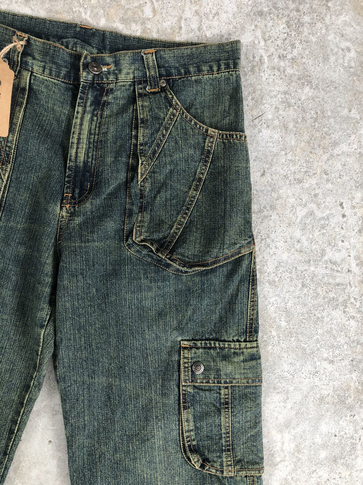 Japanese Brand Japanese Codipia Cargo Pants Multipocket Distressed Jeans Size US 32 / EU 48 - 5 Thumbnail