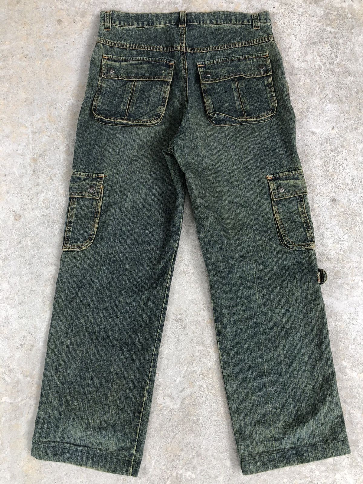 Japanese Brand Japanese Codipia Cargo Pants Multipocket Distressed Jeans Size US 32 / EU 48 - 2 Thumbnail