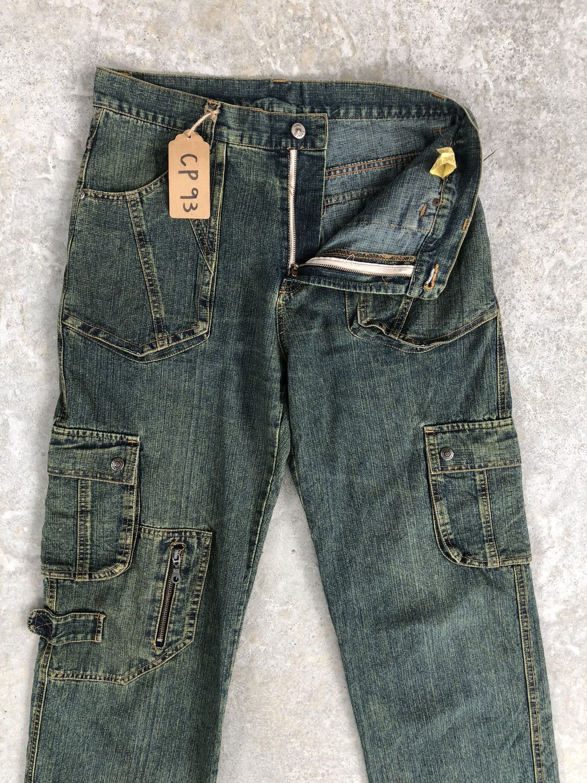 Japanese Brand Japanese Codipia Cargo Pants Multipocket Distressed Jeans Size US 32 / EU 48 - 3 Thumbnail