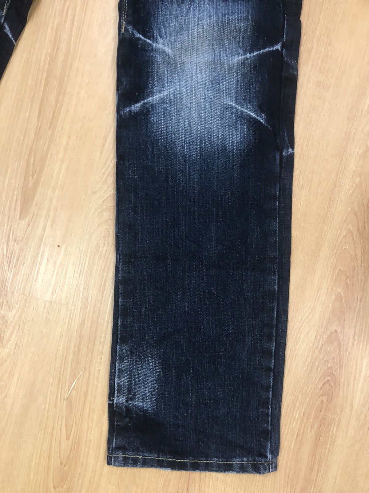 PPFM Japanese PPFM Double Waist Distressed Denim Punk Style Blue Size US 33 - 7 Thumbnail