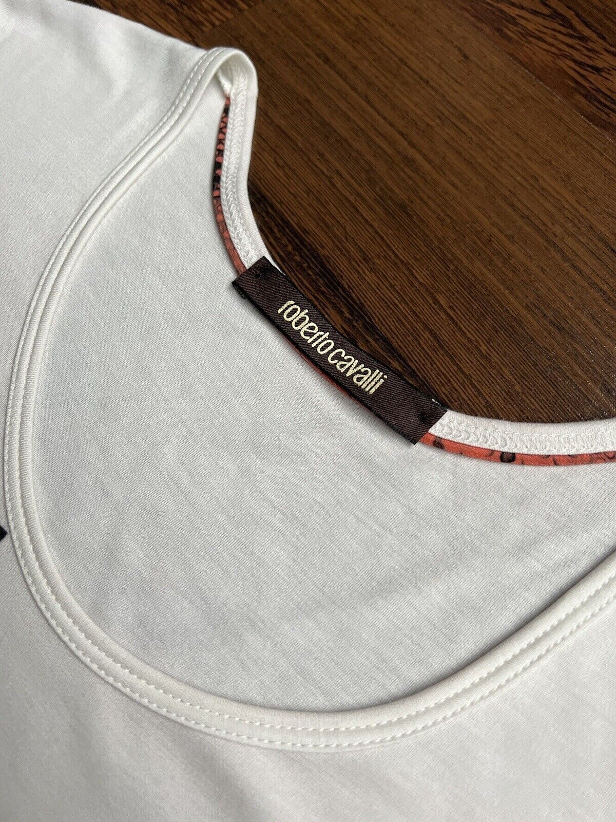 Roberto Cavalli Roberto Cavalli Viscose T-shirt Size 40 Size L / US 10 / IT 46 - 11 Thumbnail