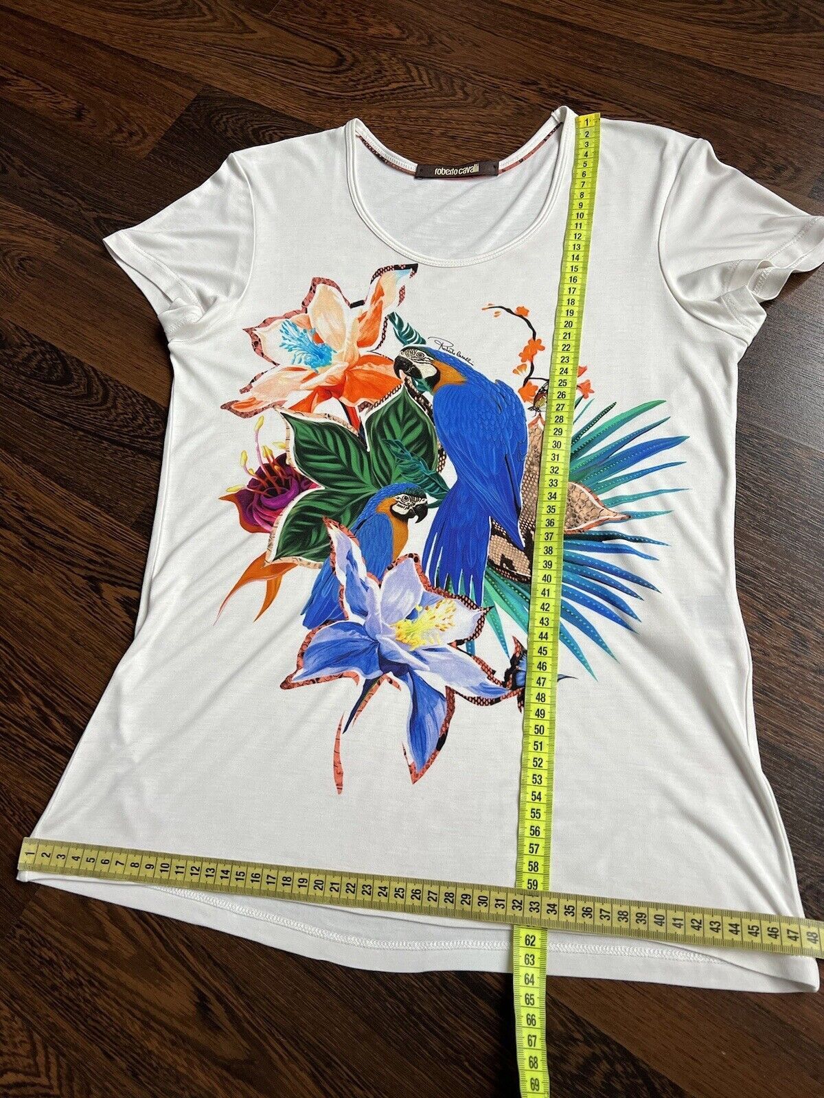 Roberto Cavalli Roberto Cavalli Viscose T-shirt Size 40 Size L / US 10 / IT 46 - 13 Thumbnail