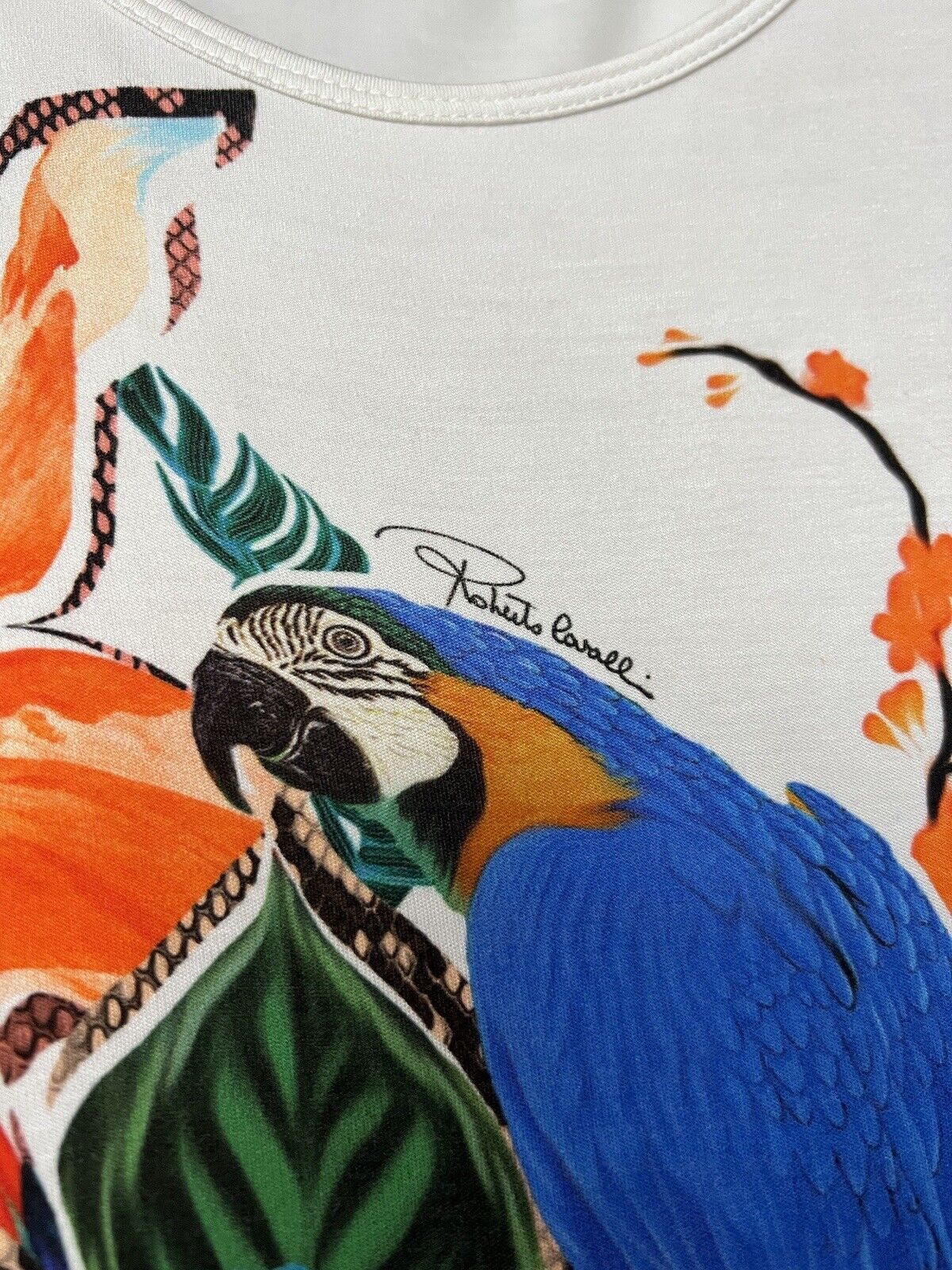 Roberto Cavalli Roberto Cavalli Viscose T-shirt Size 40 Size L / US 10 / IT 46 - 2 Thumbnail