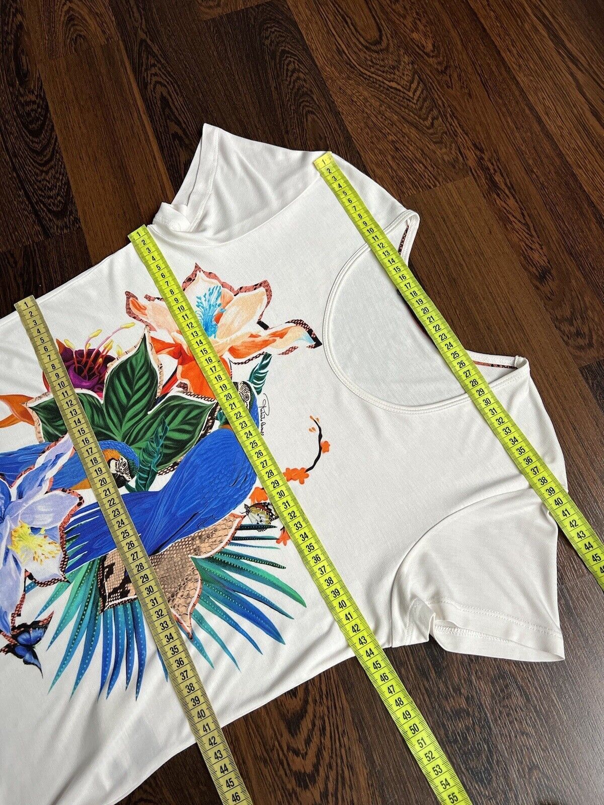 Roberto Cavalli Roberto Cavalli Viscose T-shirt Size 40 Size L / US 10 / IT 46 - 12 Thumbnail