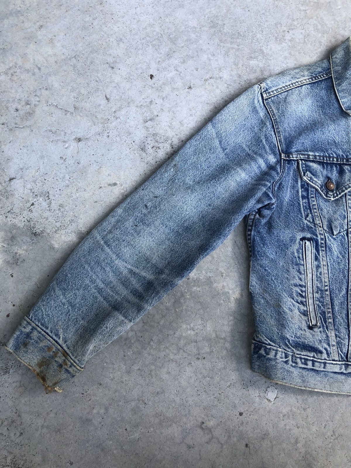 Levi's Vintage 70s Levi’s Big E Denim Jacket Distressed Size US L / EU 52-54 / 3 - 2 Thumbnail