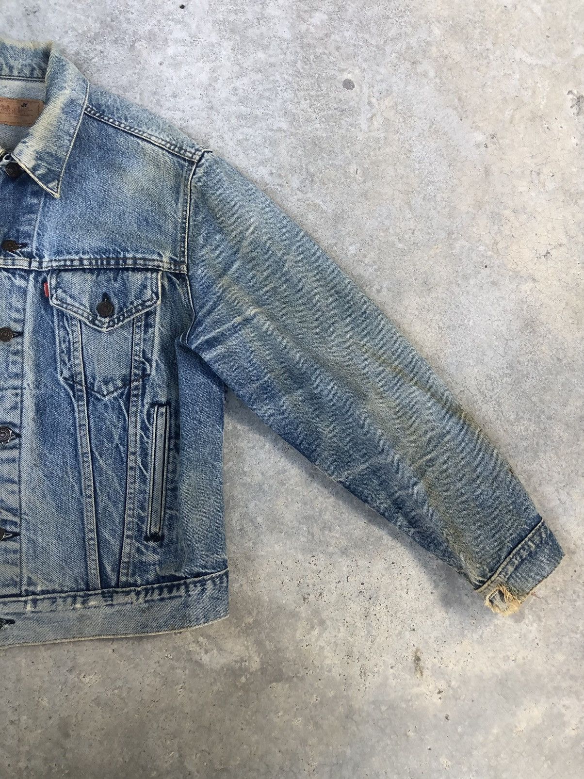 Levi's Vintage 70s Levi’s Big E Denim Jacket Distressed Size US L / EU 52-54 / 3 - 3 Thumbnail