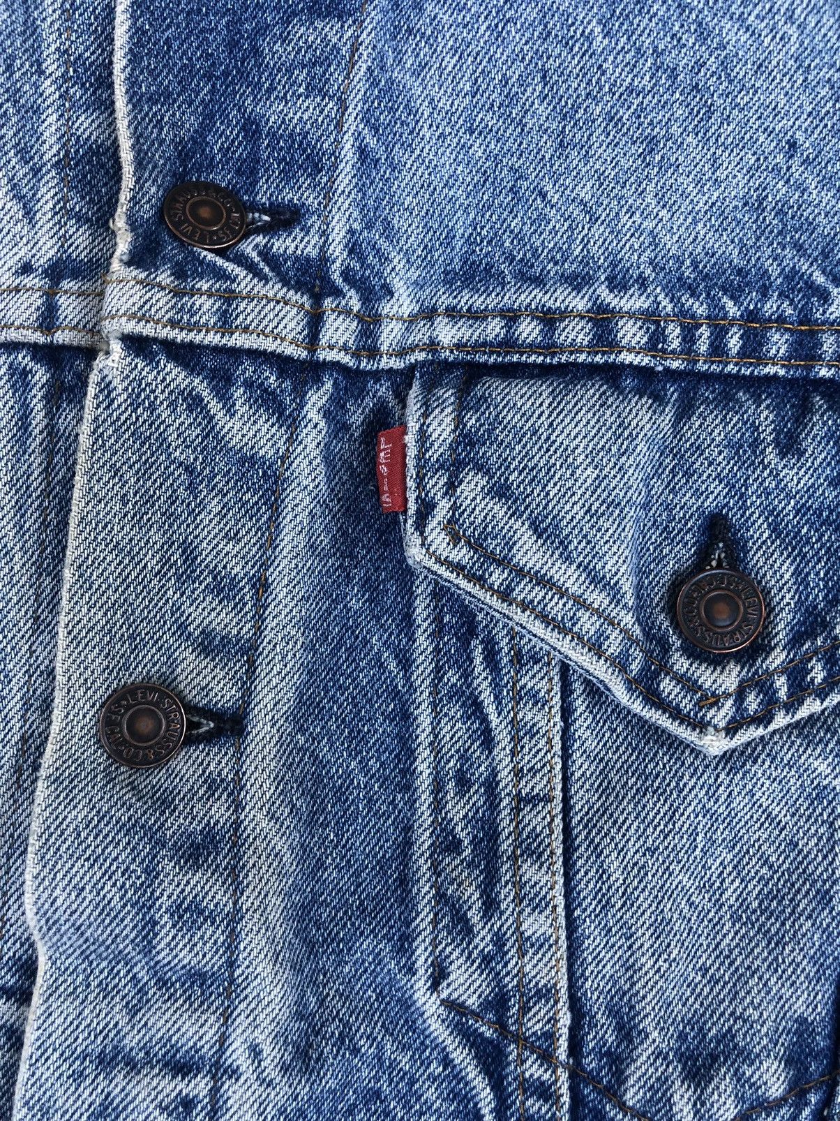 Levi's Vintage 70s Levi’s Big E Denim Jacket Distressed Size US L / EU 52-54 / 3 - 17 Thumbnail